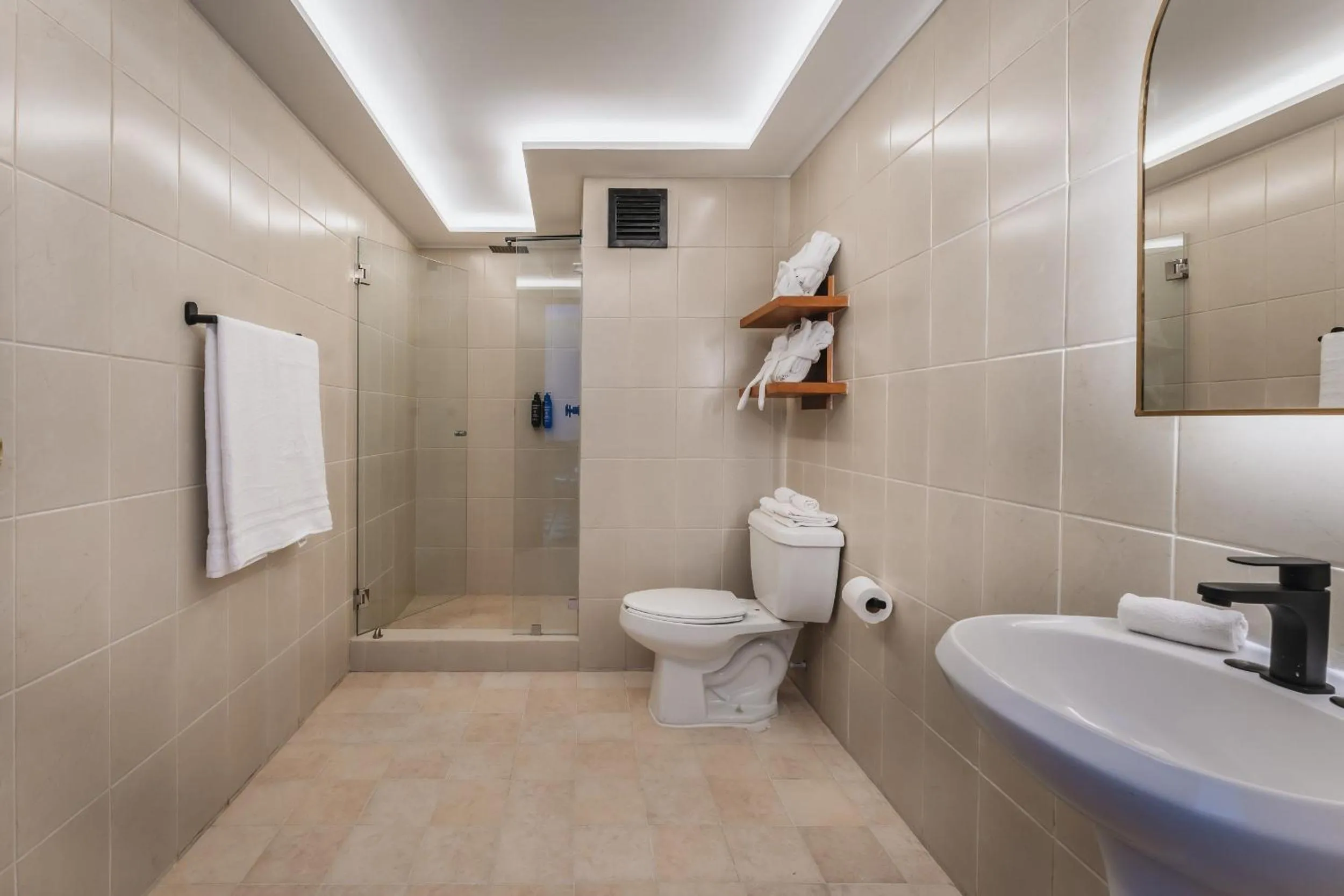 Shower in Gran Hotel Panamericana, Mérida