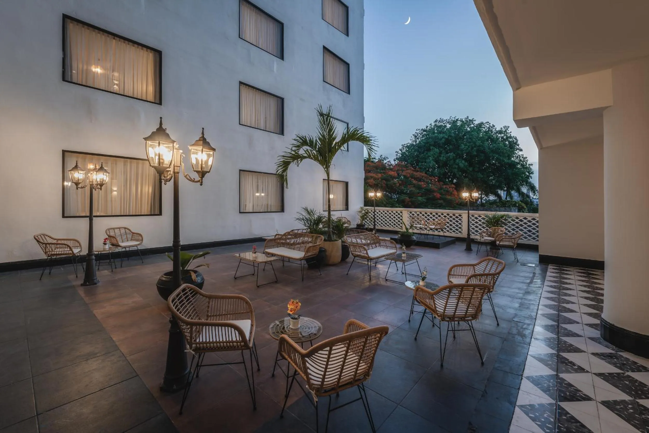Patio in Gran Hotel Panamericana, Mérida