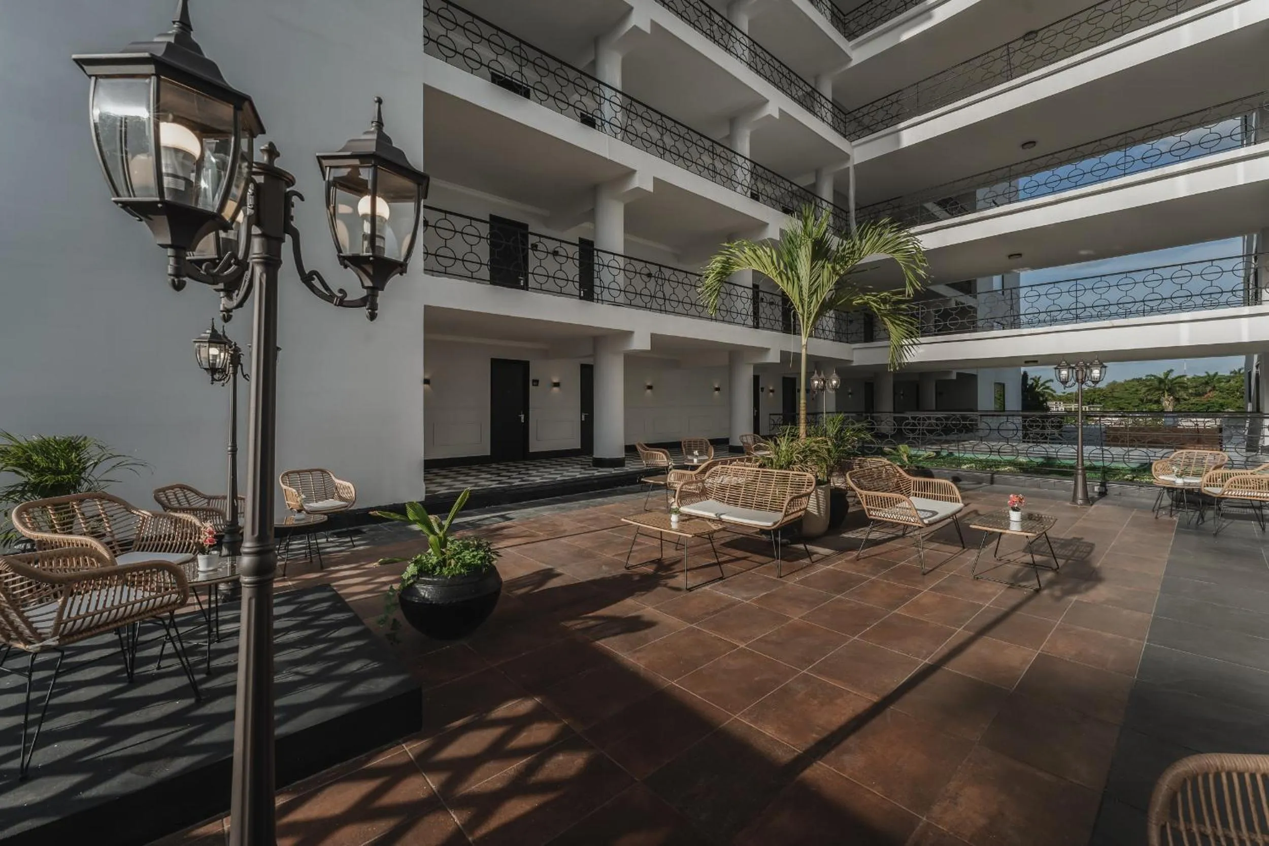 Patio in Gran Hotel Panamericana, Mérida