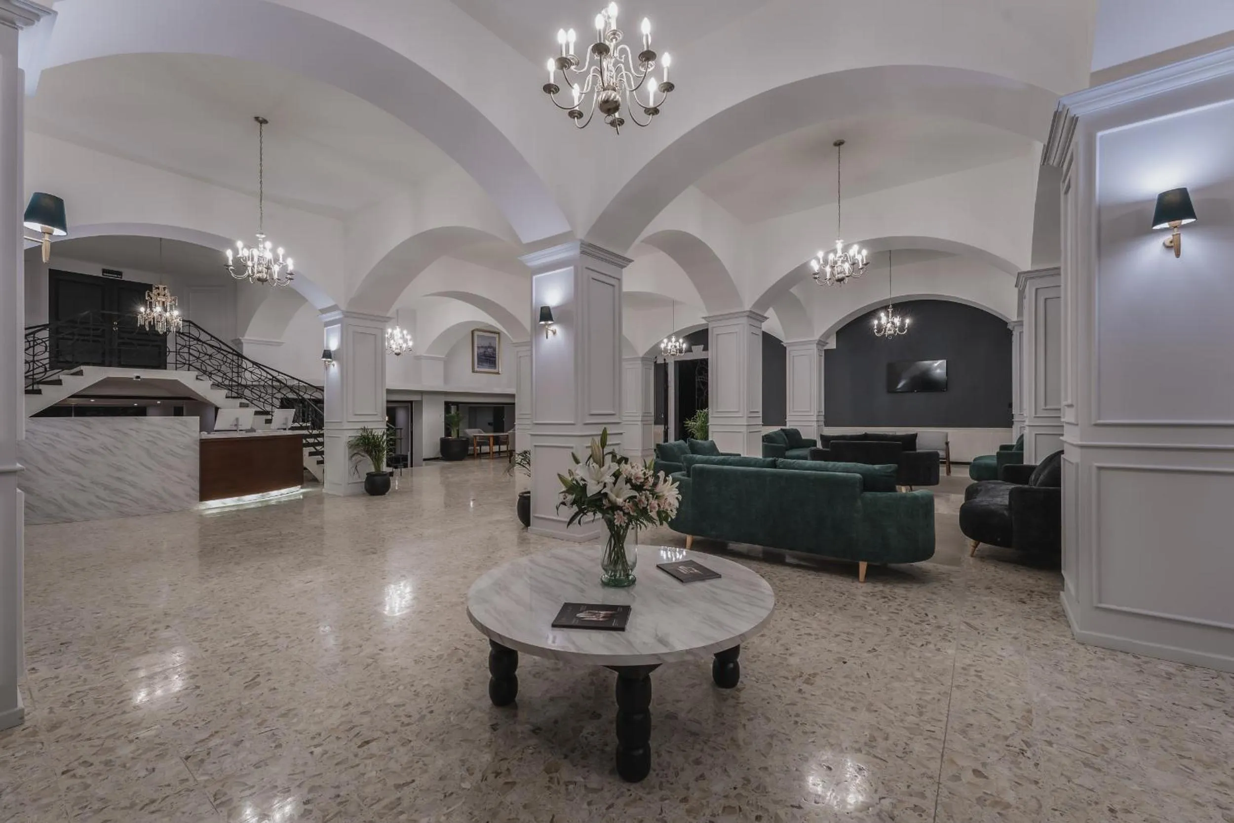 Seating area in Gran Hotel Panamericana, Mérida