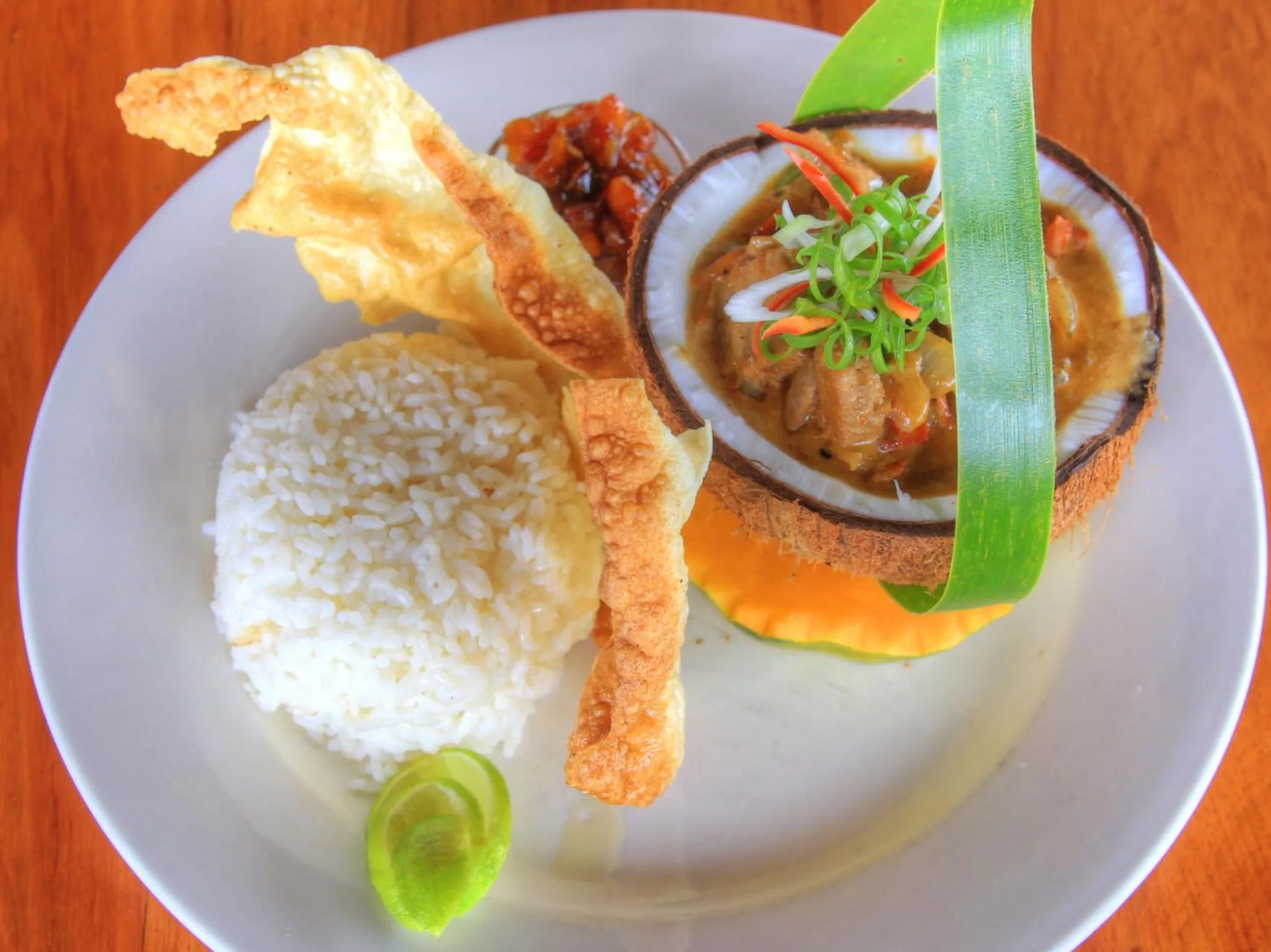 Food close-up in Beachfront Resort