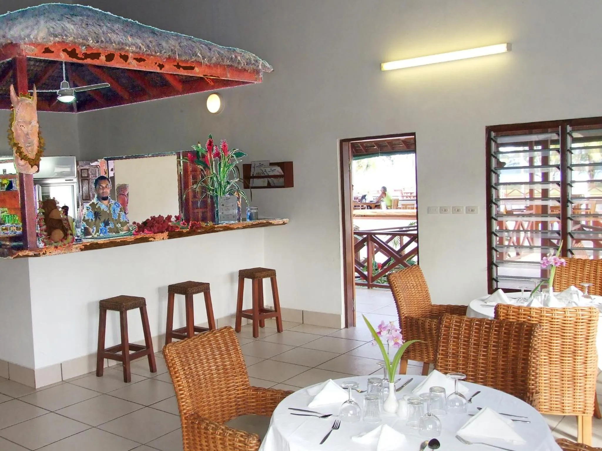 Lounge or bar in Beachfront Resort