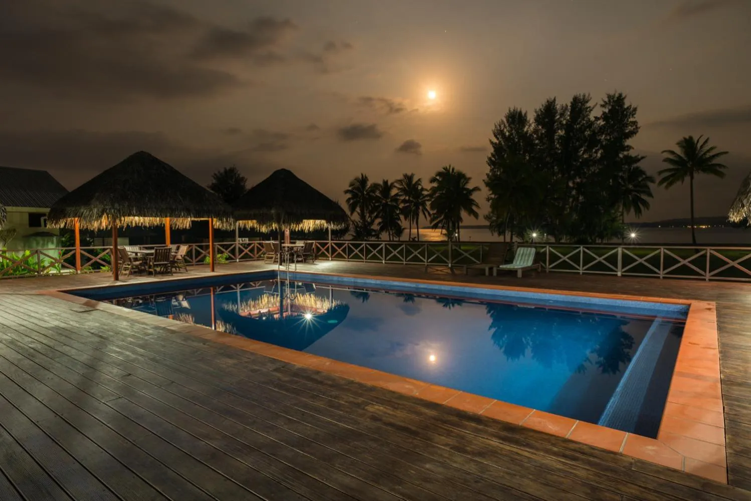 Swimming pool in Beachfront Resort