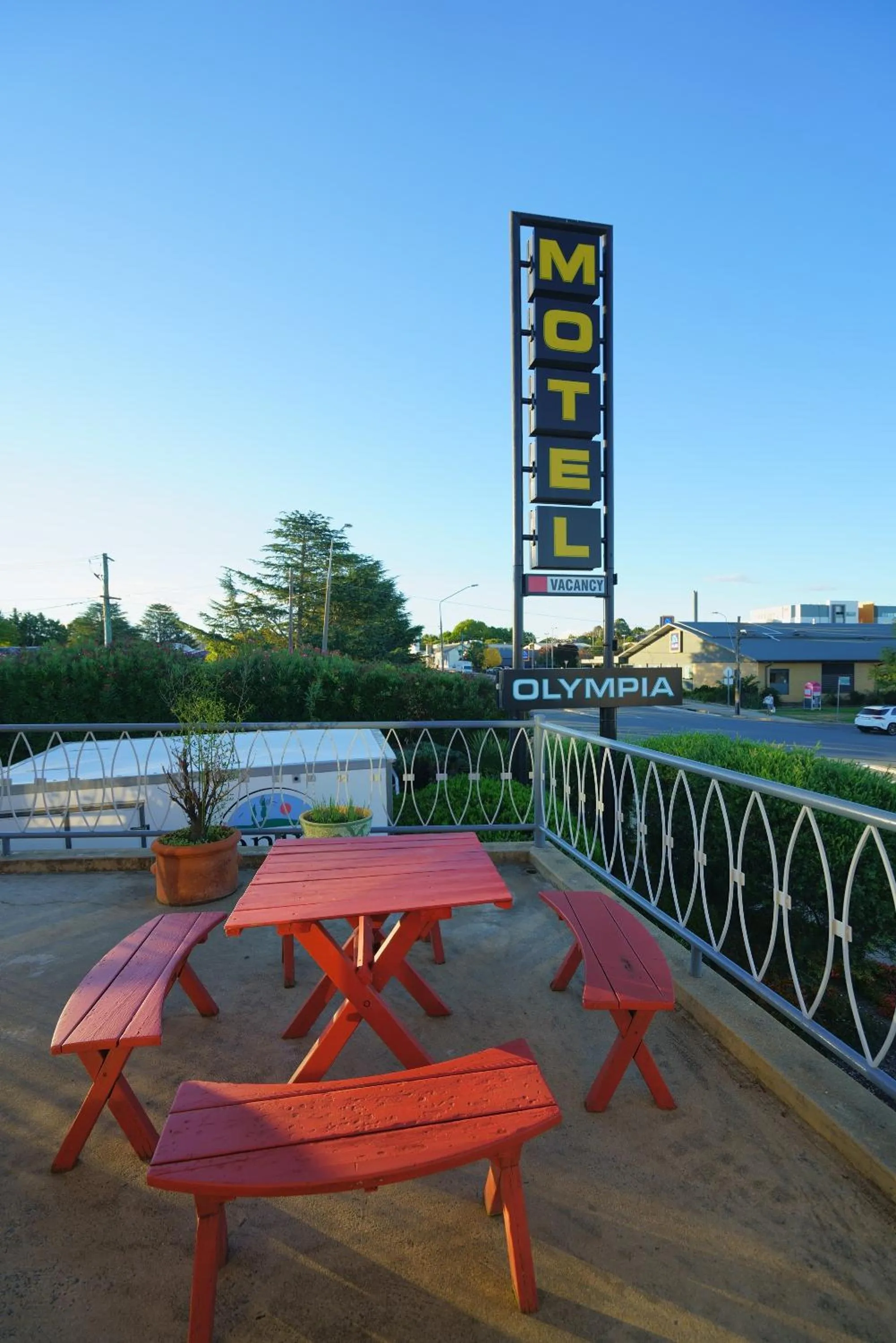 Balcony/Terrace in Olympia Motel