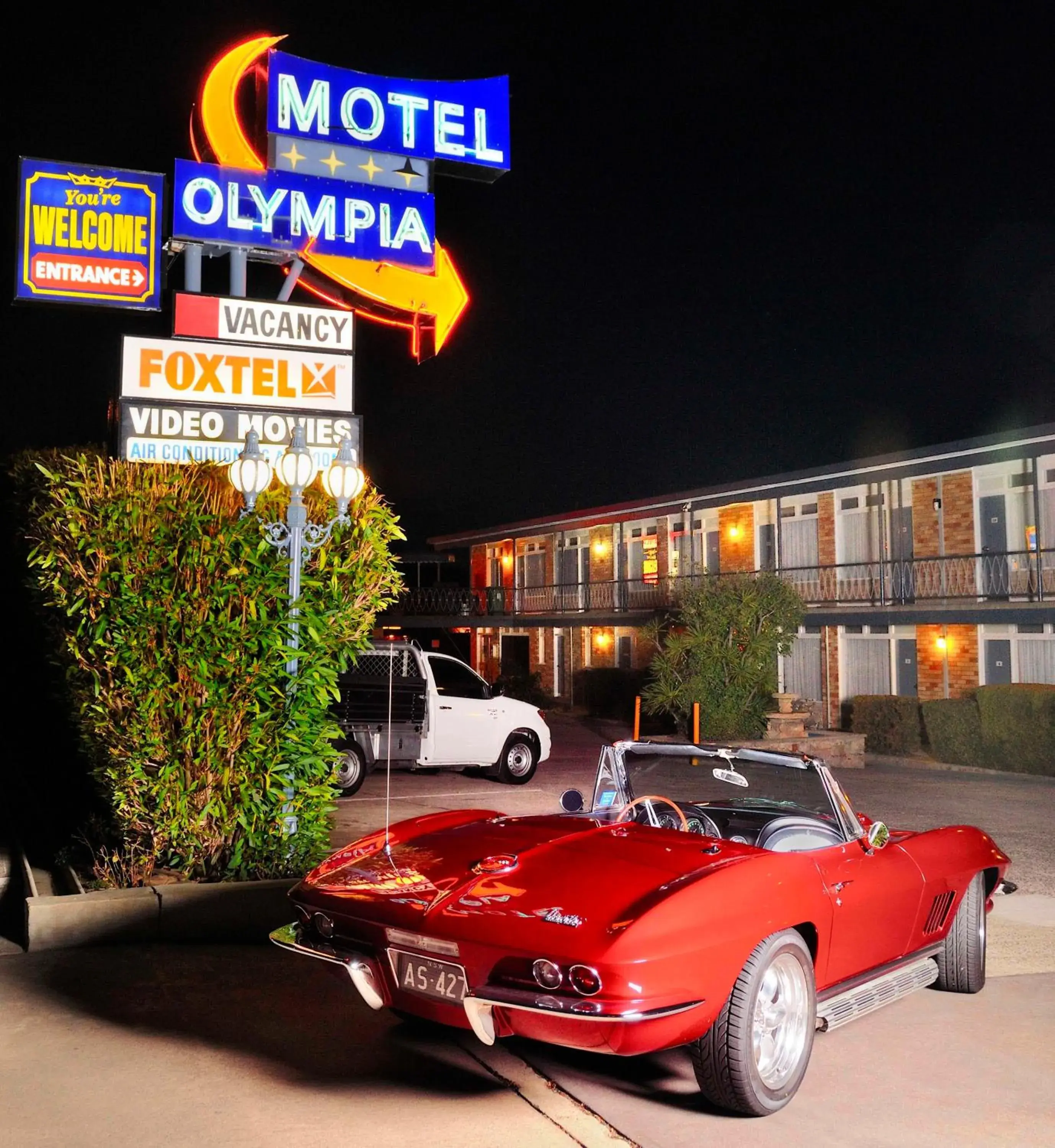 Facade/entrance in Olympia Motel Facade/entrance in Olympia Motel