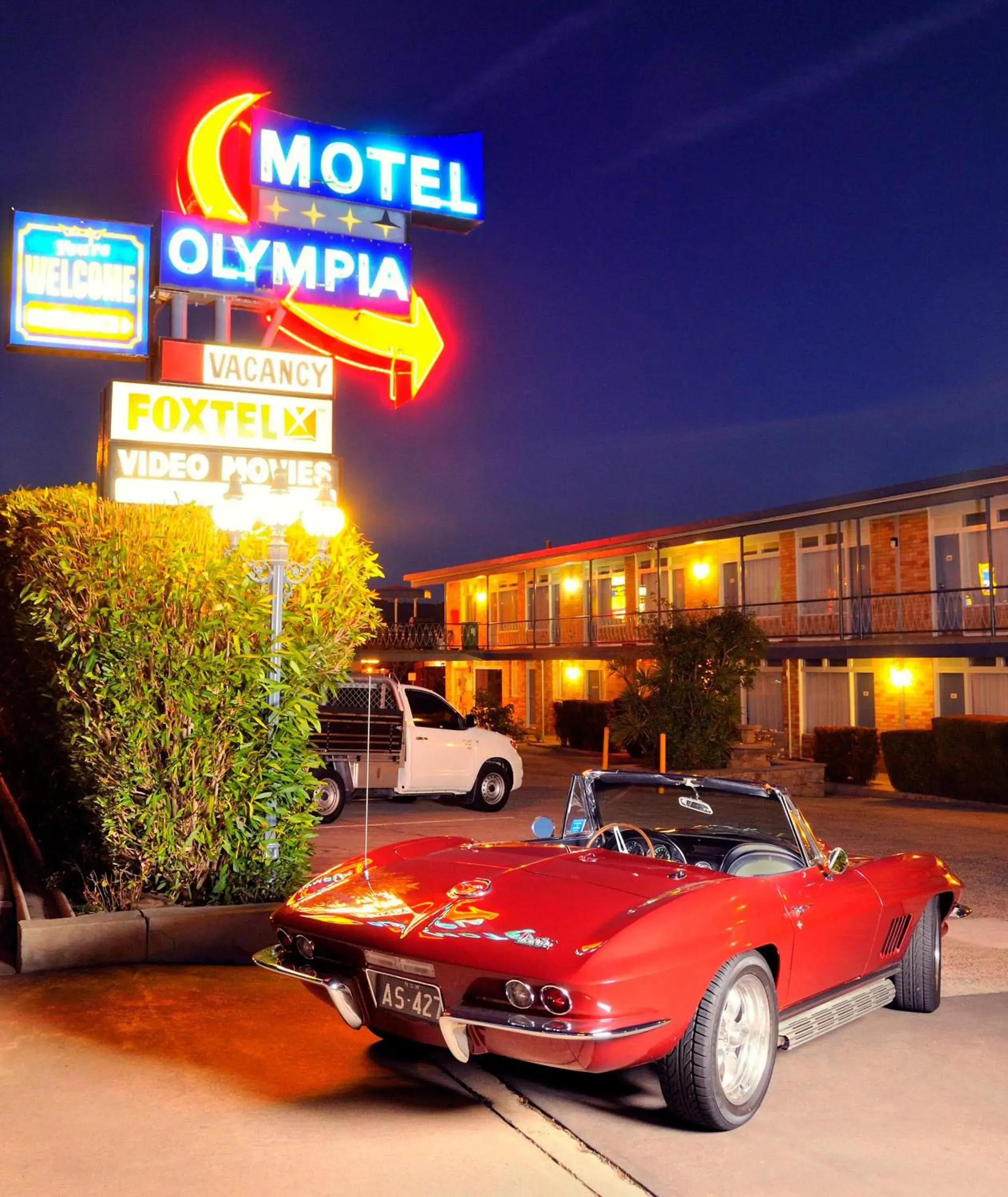 Facade/entrance in Olympia Motel Facade/entrance in Olympia Motel