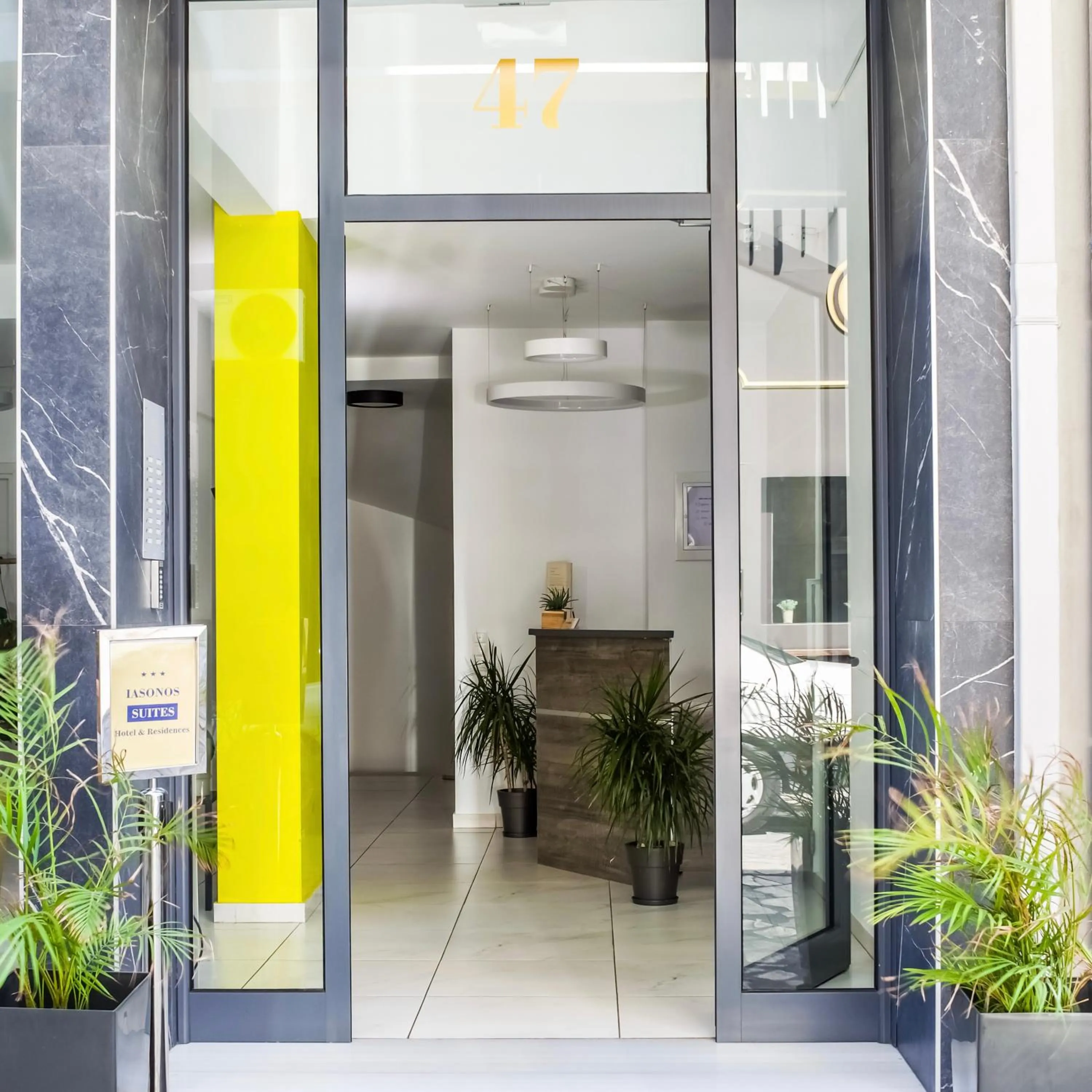 Facade/entrance in Iasonos Suites Athens