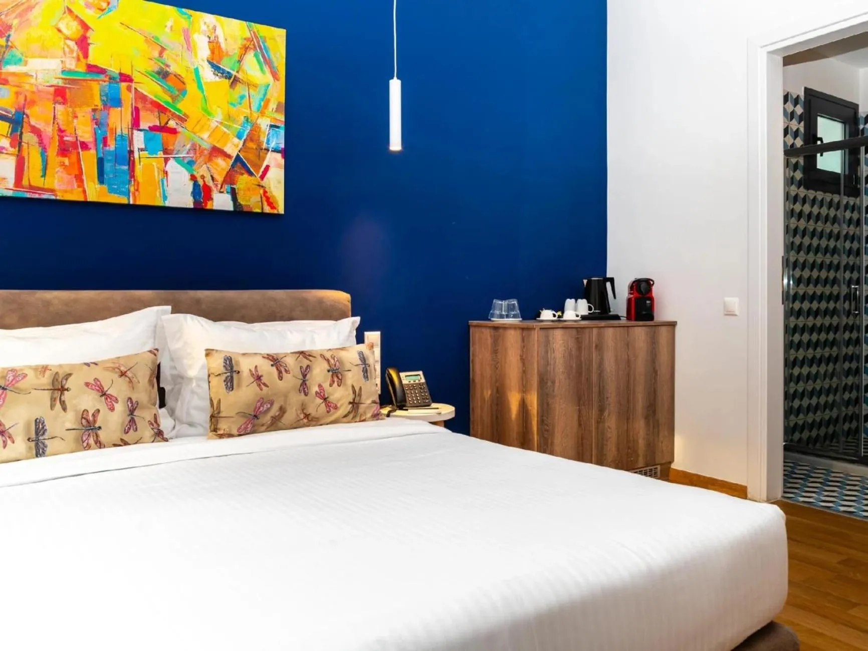 Photo of the whole room, Bed in Iasonos Suites Athens