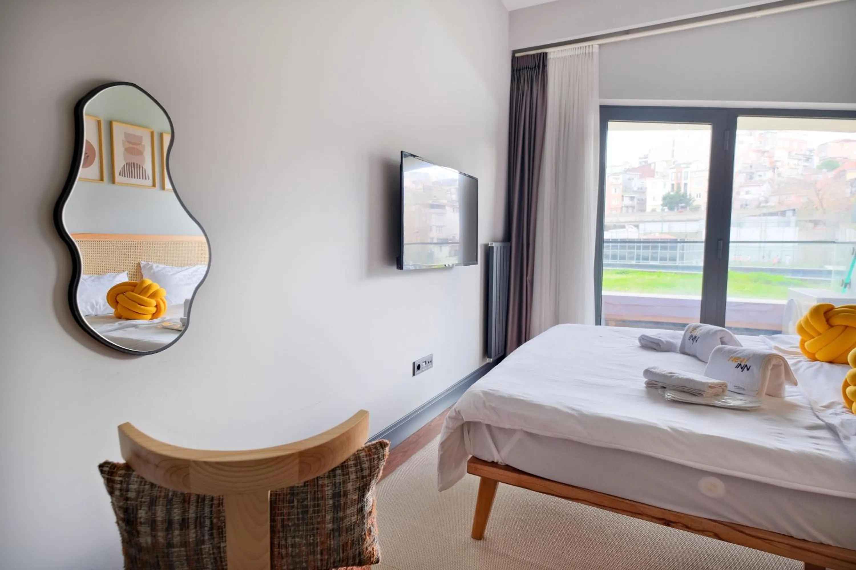 Bedroom, Bed in Benesta Residence by NewInn