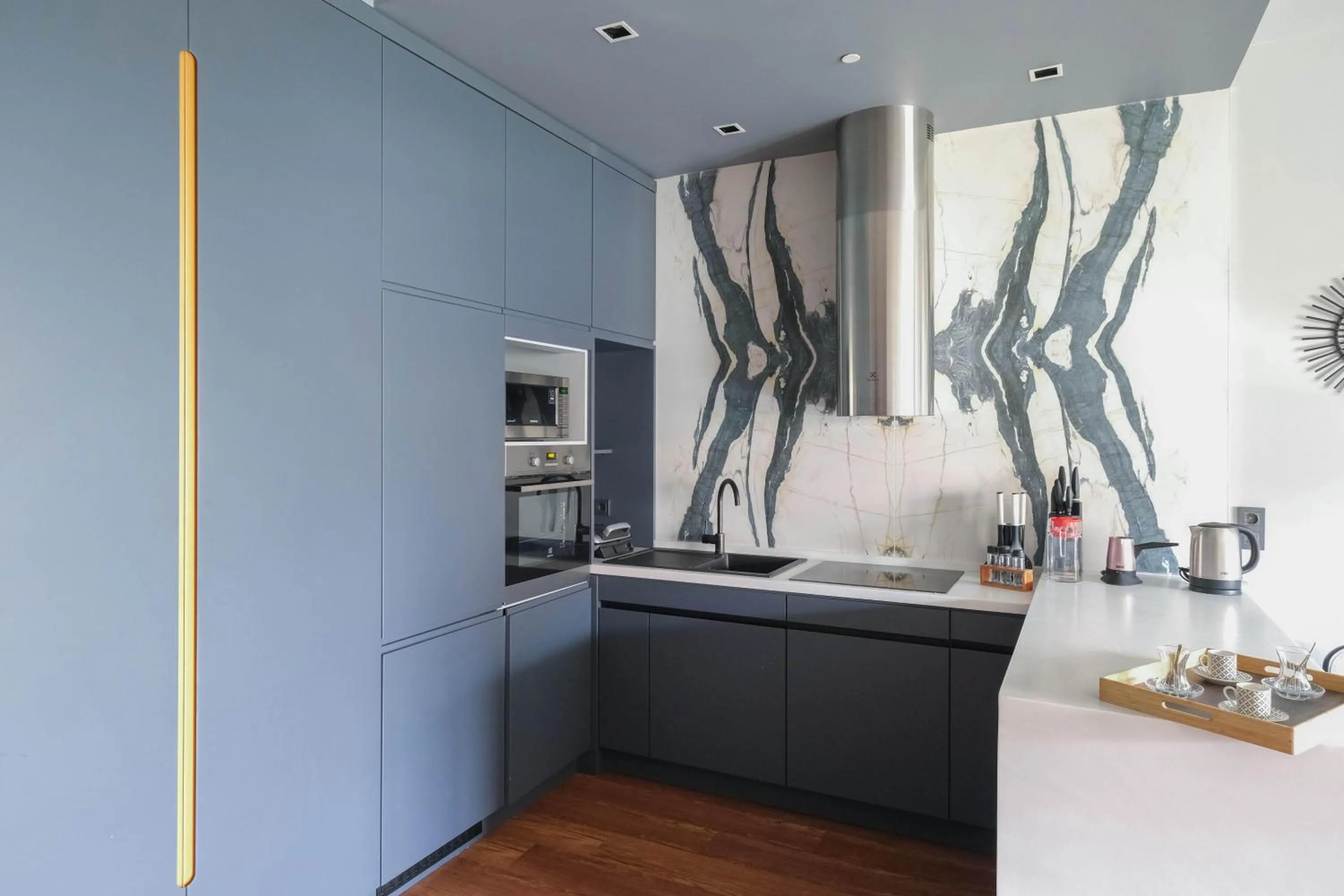 Kitchen or kitchenette in Benesta Residence by NewInn