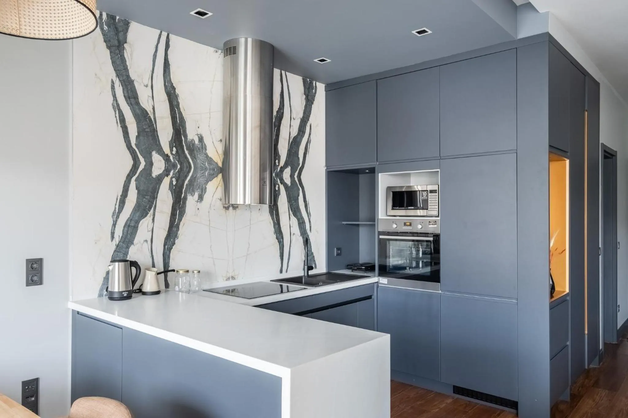 Kitchen or kitchenette in Benesta Residence by NewInn