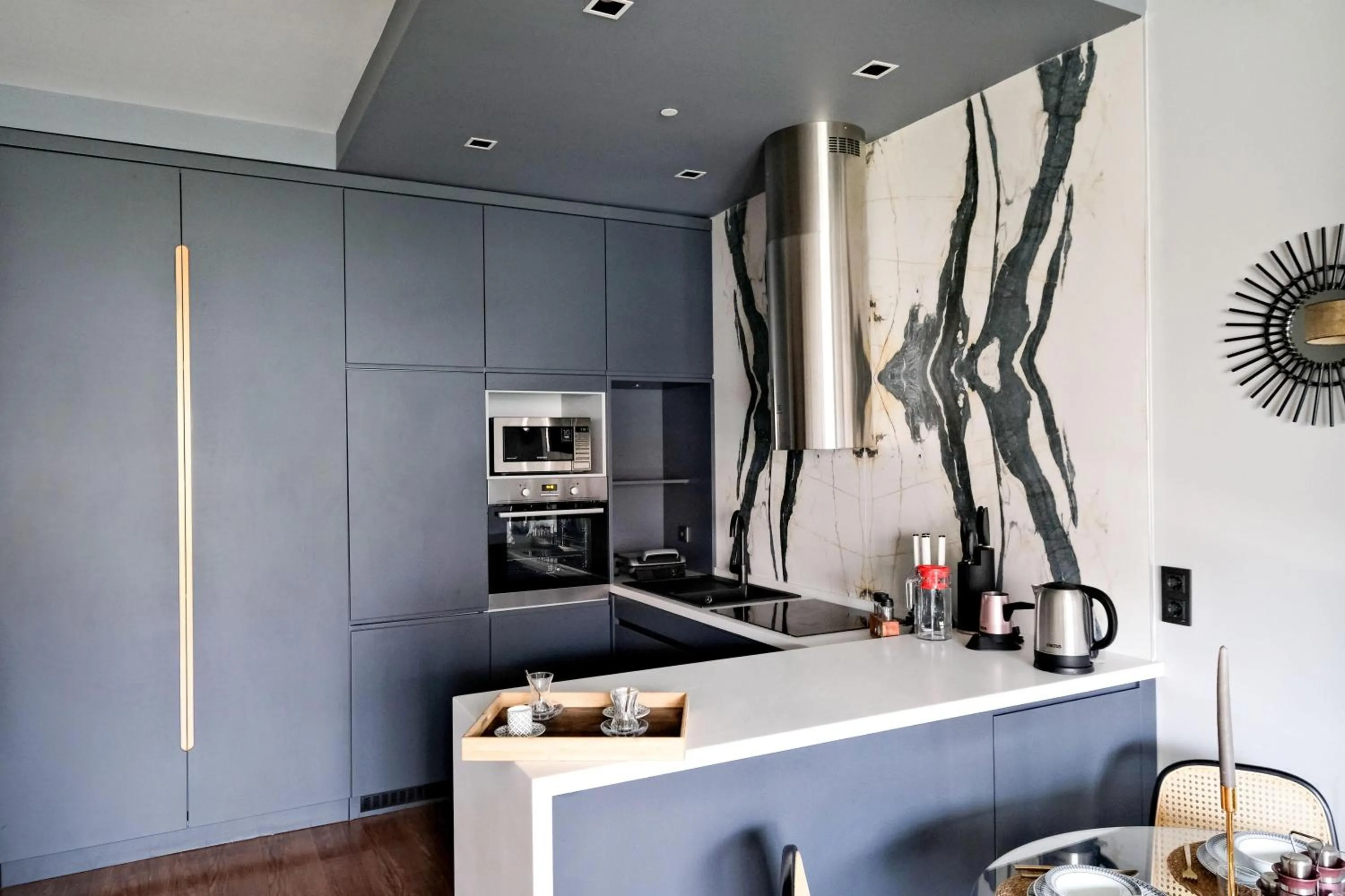 Kitchen or kitchenette in Benesta Residence by NewInn