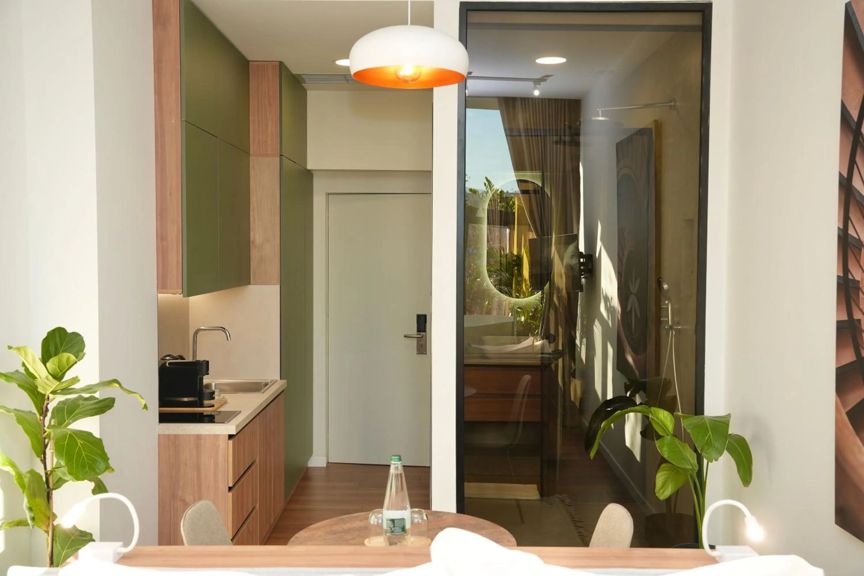 Kitchen or kitchenette in Retreat Apartments