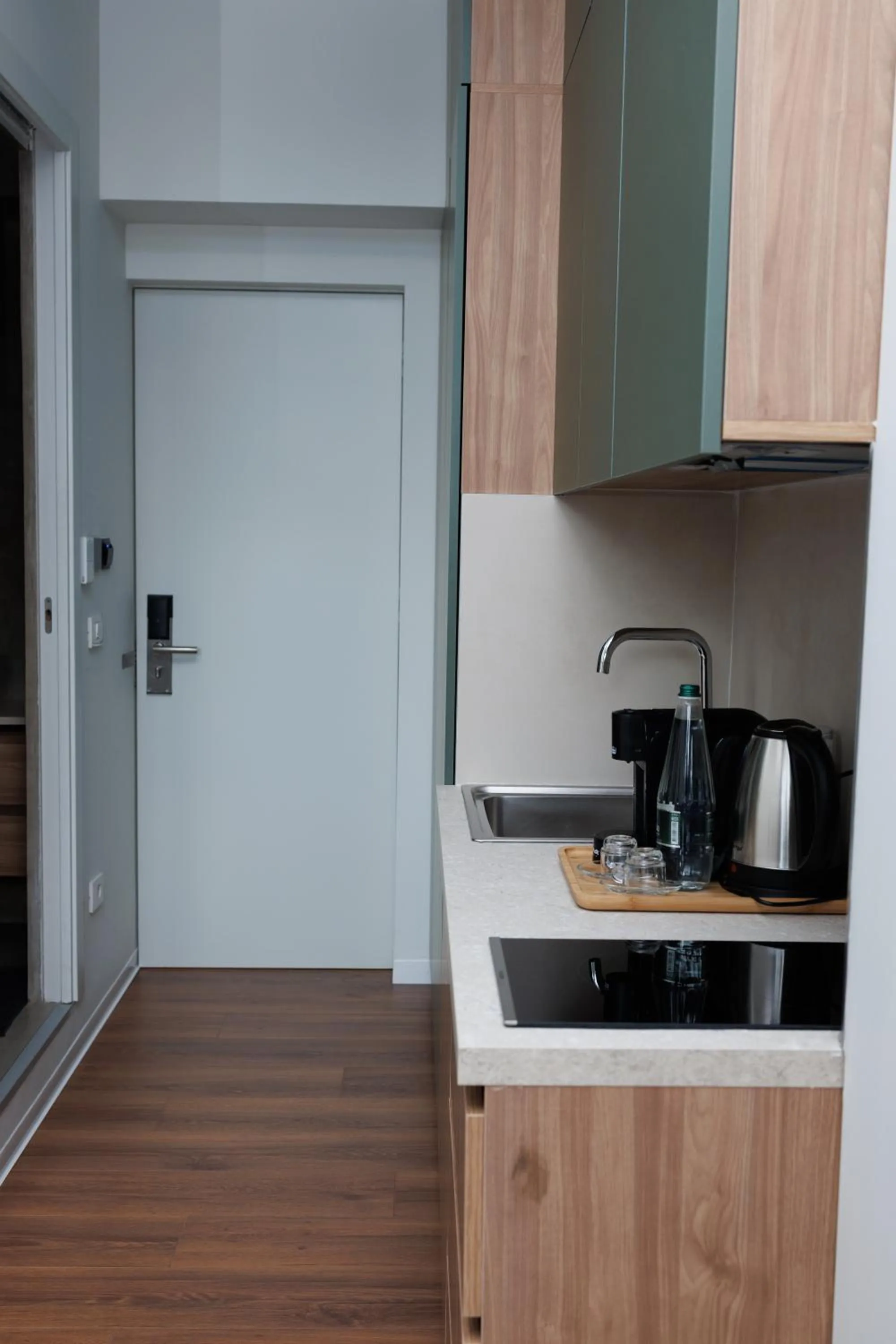 Kitchen or kitchenette in Retreat Apartments