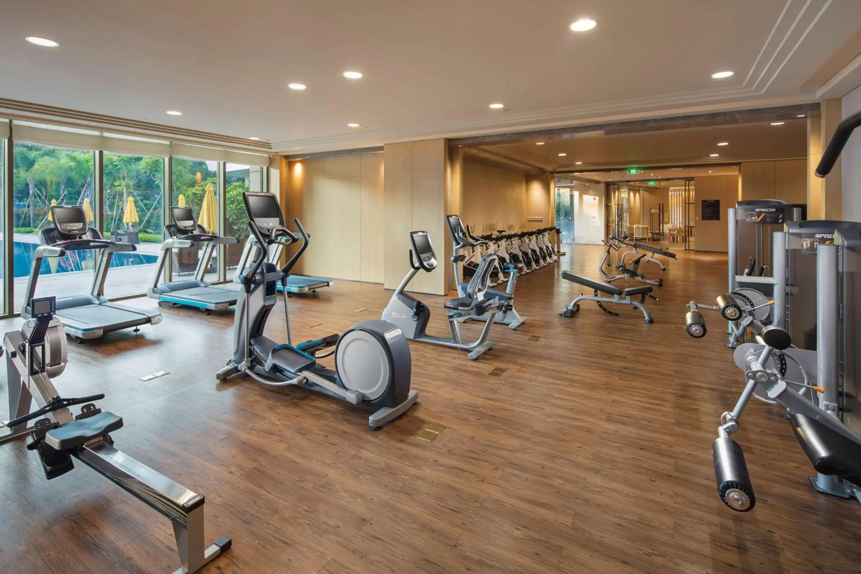 Fitness centre/facilities in Hilton Shenzhen Shekou Nanhai Fitness centre/facilities in Hilton Shenzhen Shekou Nanhai