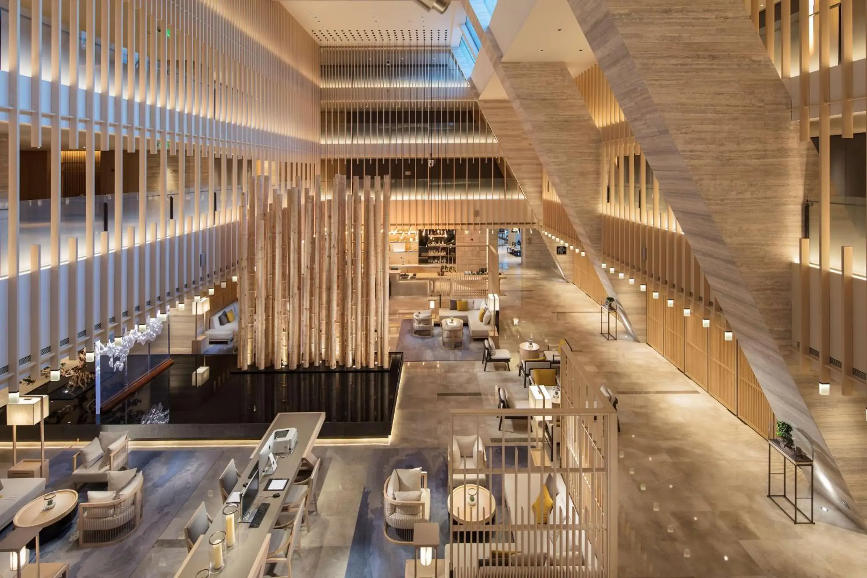 Lobby or reception in Hilton Shenzhen Shekou Nanhai Lobby or reception in Hilton Shenzhen Shekou Nanhai