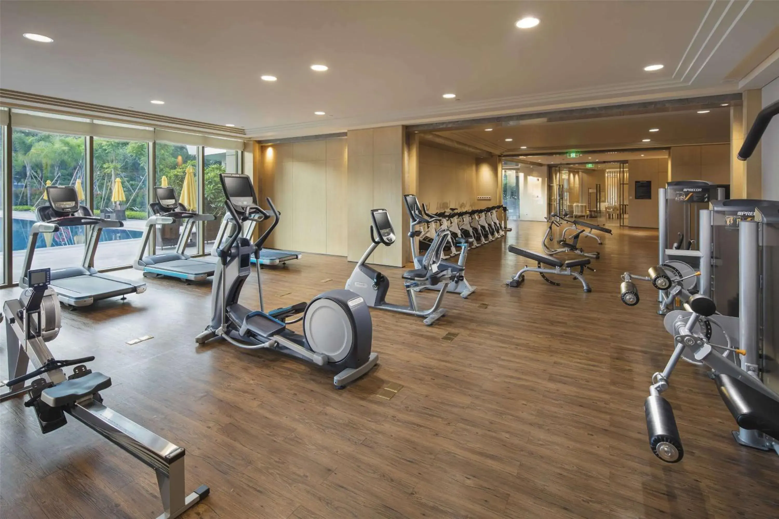 Fitness centre/facilities in Hilton Shenzhen Shekou Nanhai Fitness centre/facilities in Hilton Shenzhen Shekou Nanhai