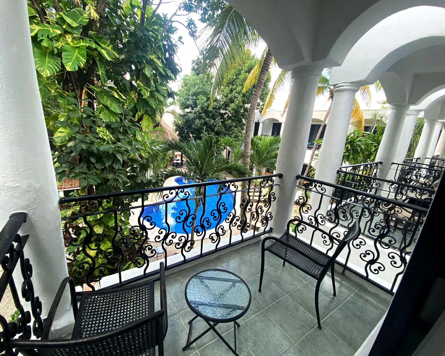 Balcony/Terrace in Hacienda Paradise Hotel