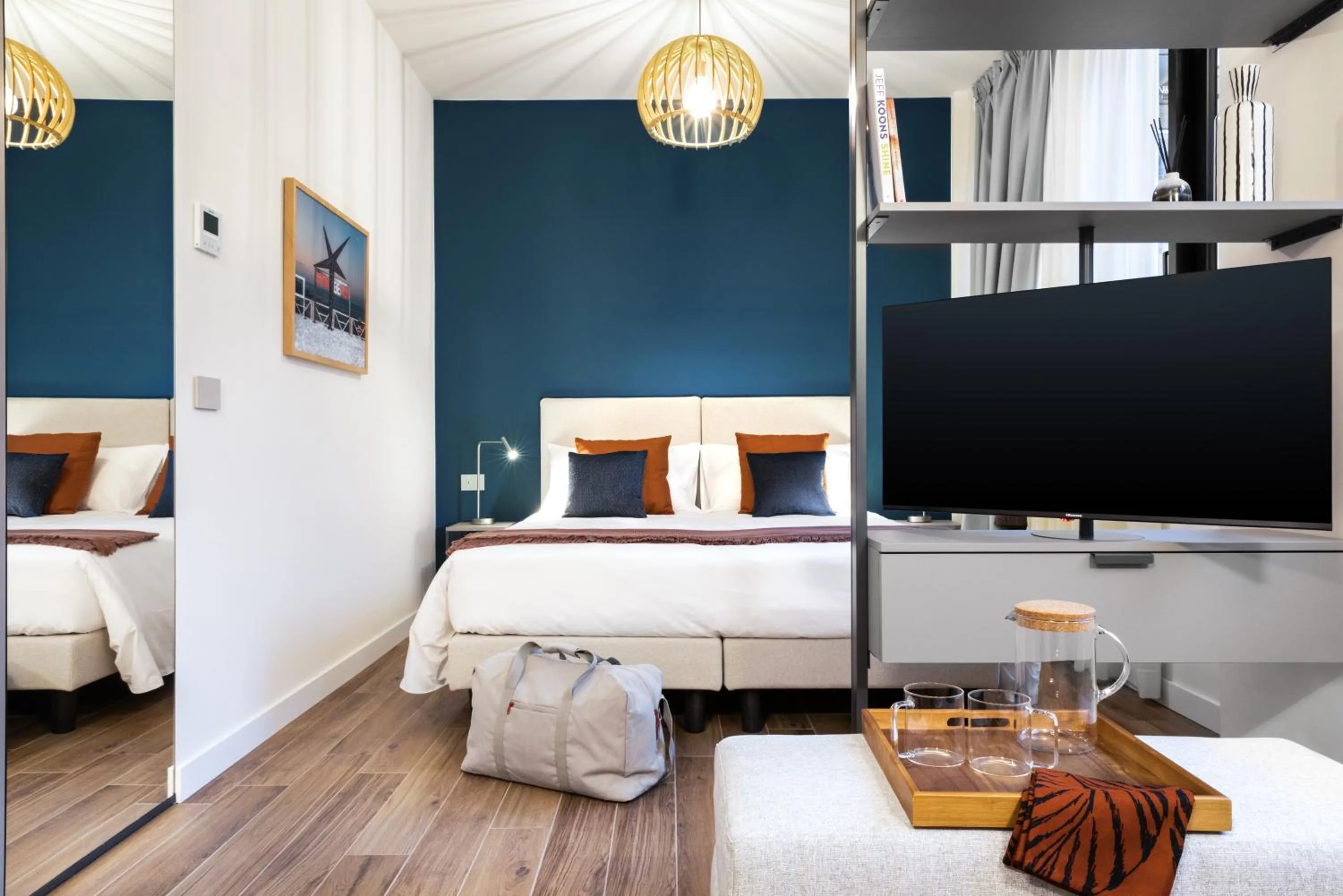 Bed in CO99 Art Building Residence