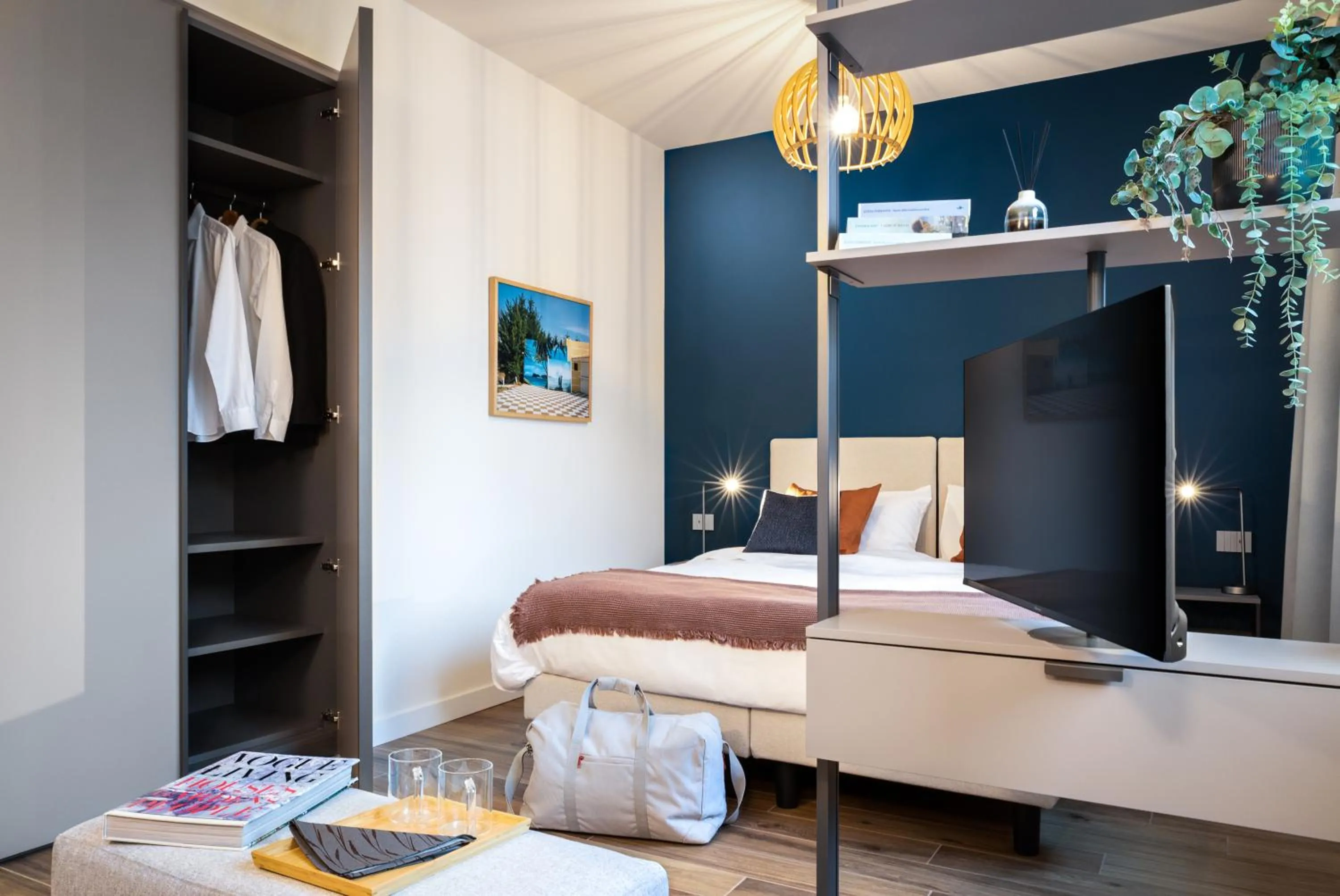 Bed in CO99 Art Building Residence