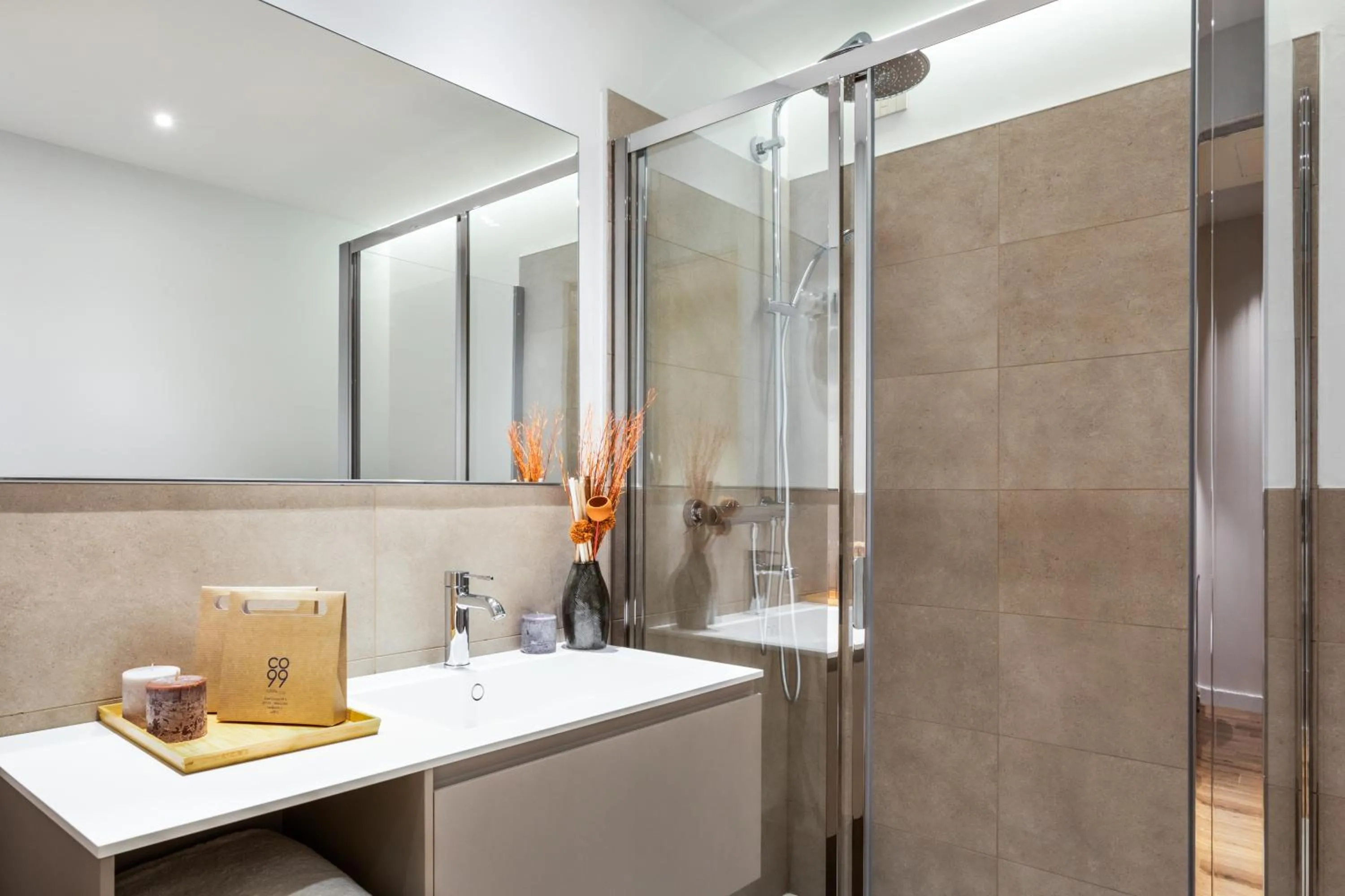 Shower in CO99 Art Building Residence