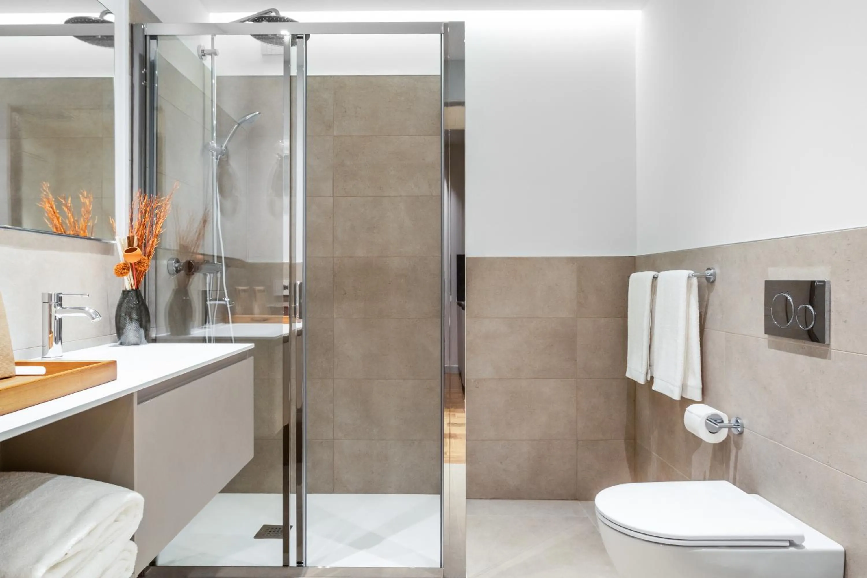 Shower in CO99 Art Building Residence