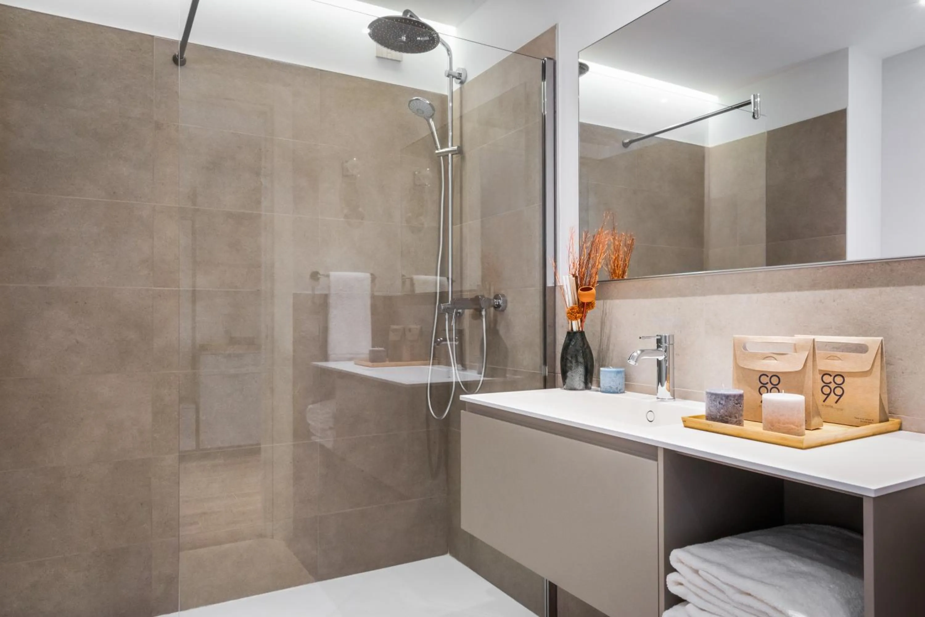 Shower in CO99 Art Building Residence