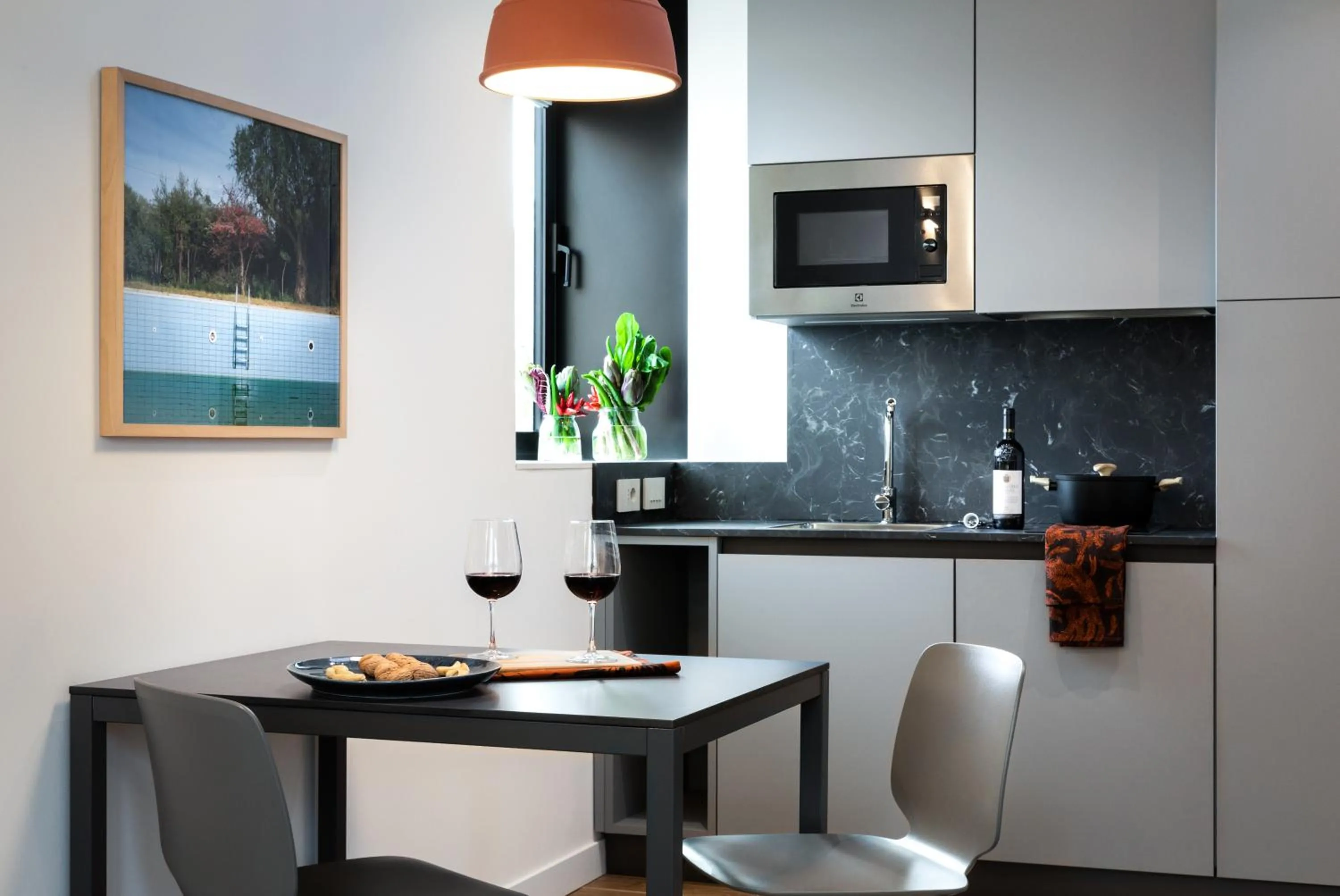 Kitchen or kitchenette in CO99 Art Building Residence