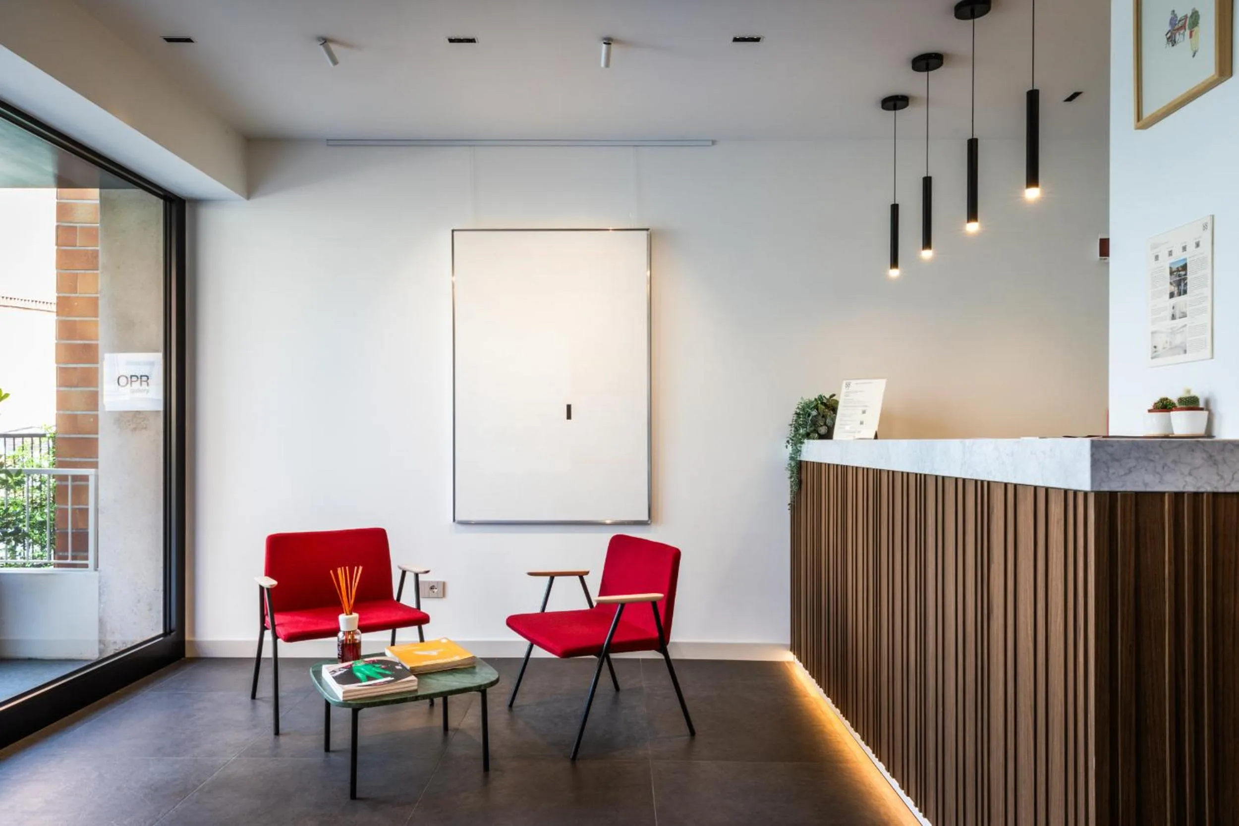 Lobby or reception in CO99 Art Building Residence