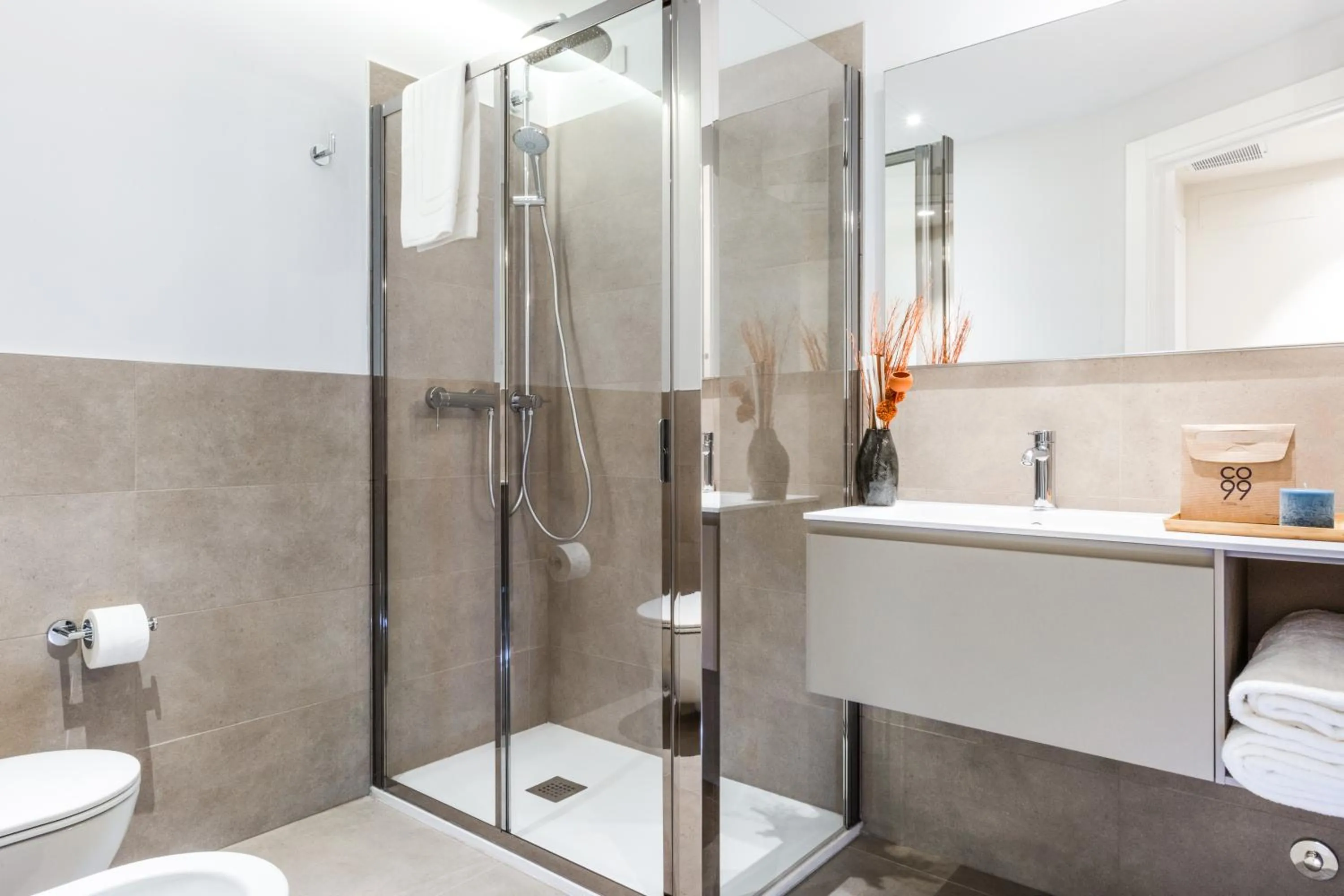 Shower in CO99 Art Building Residence