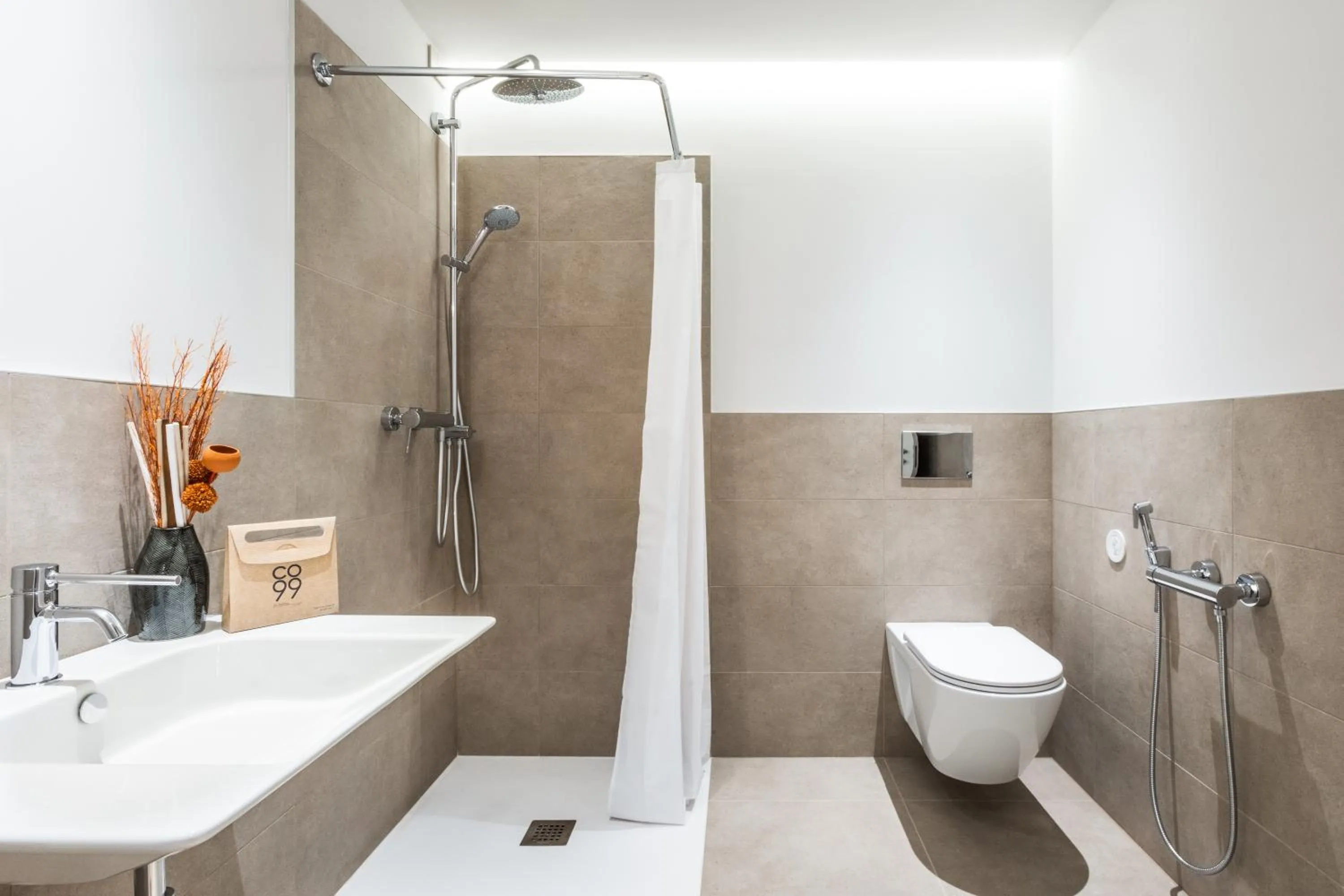 Shower in CO99 Art Building Residence
