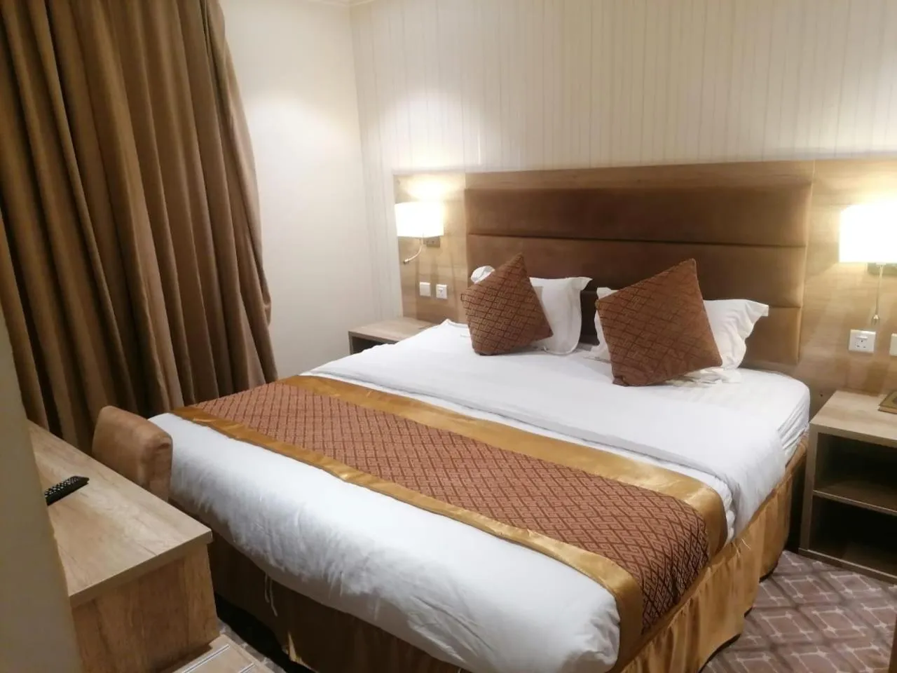 Bed in Burj Al Hayat Hotel Suites - Al Olaya