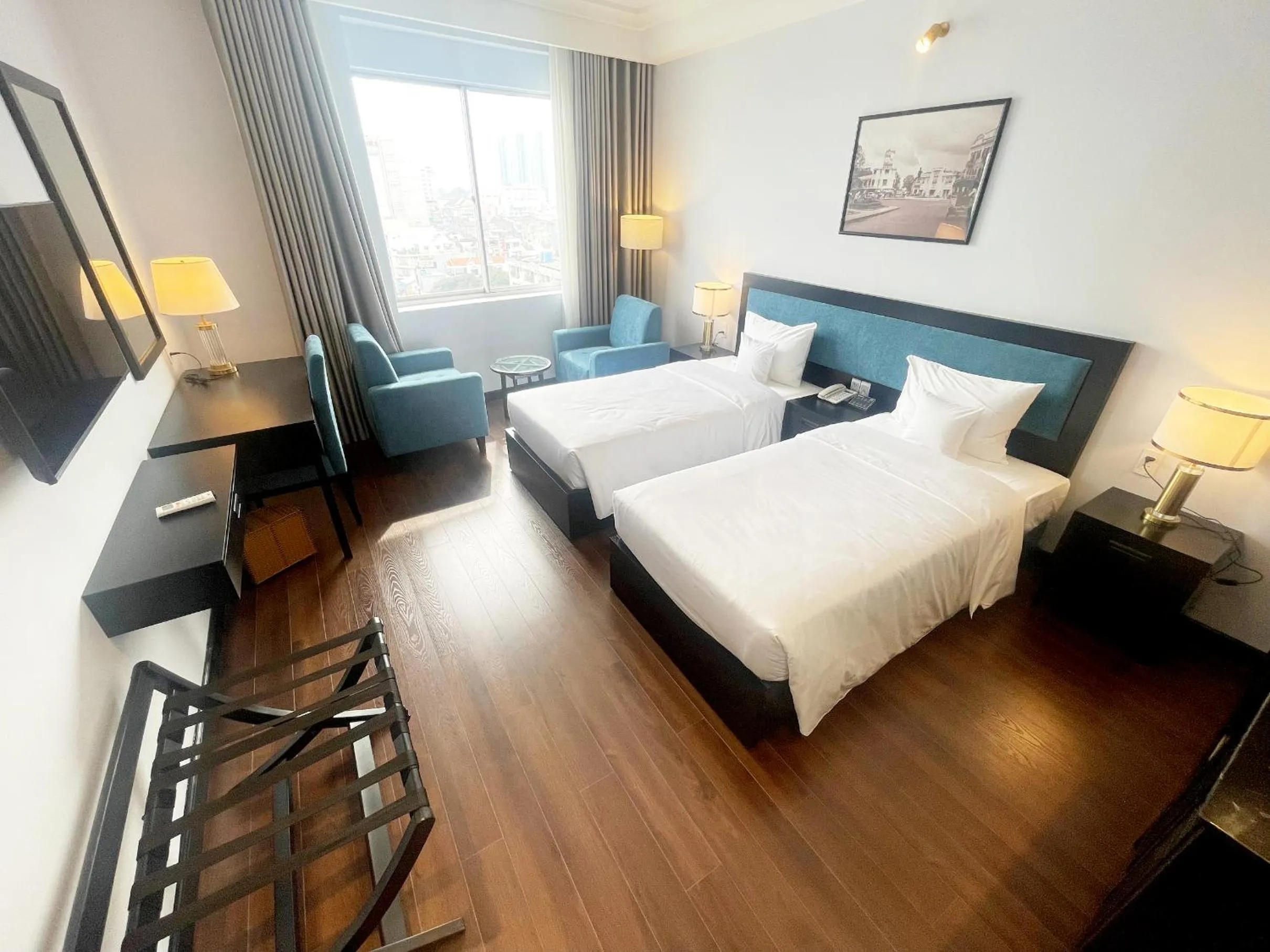 Bed in Thien Hong - Arc En Ciel Hotel