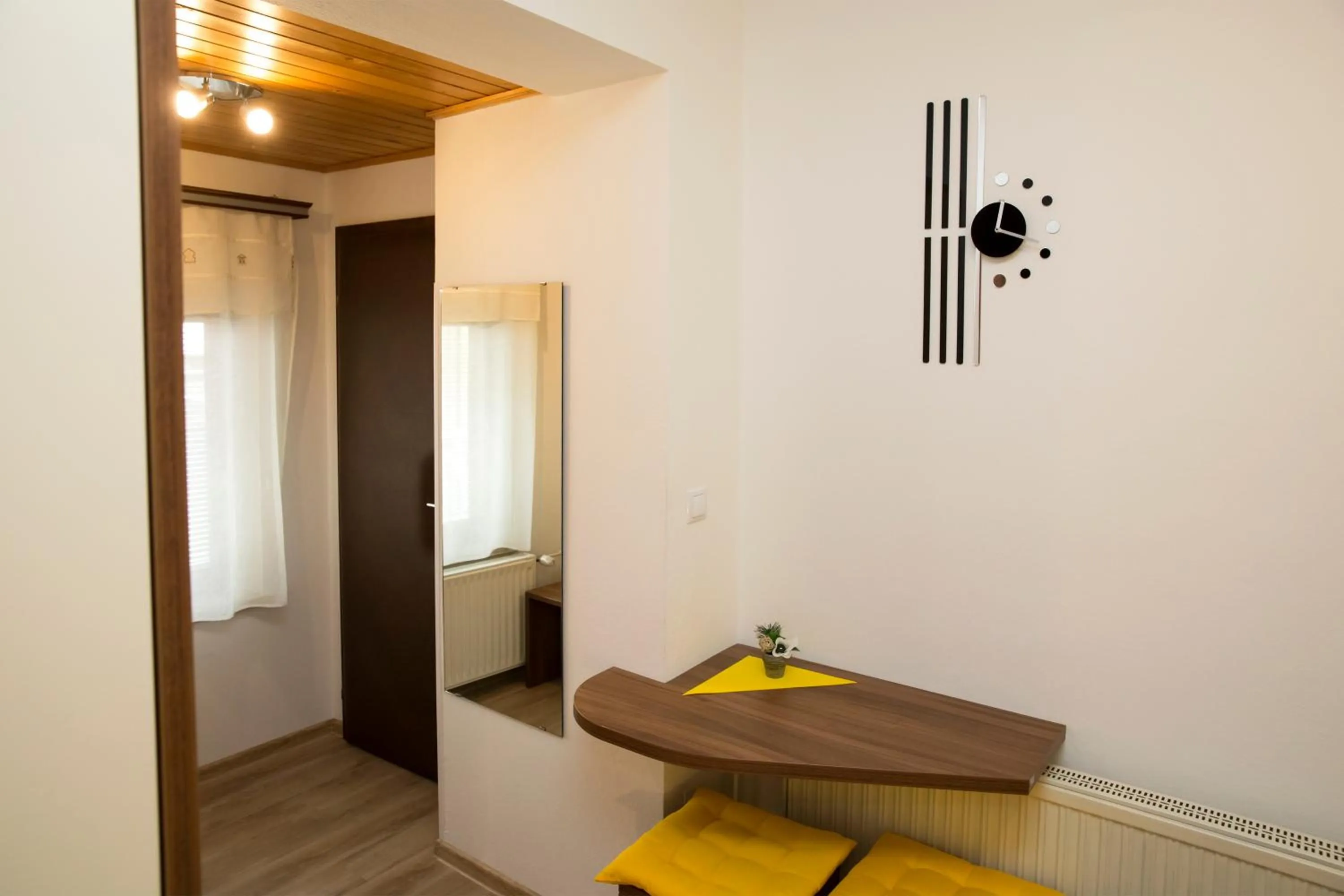 Decorative detail, Bed in Accommodation Resman