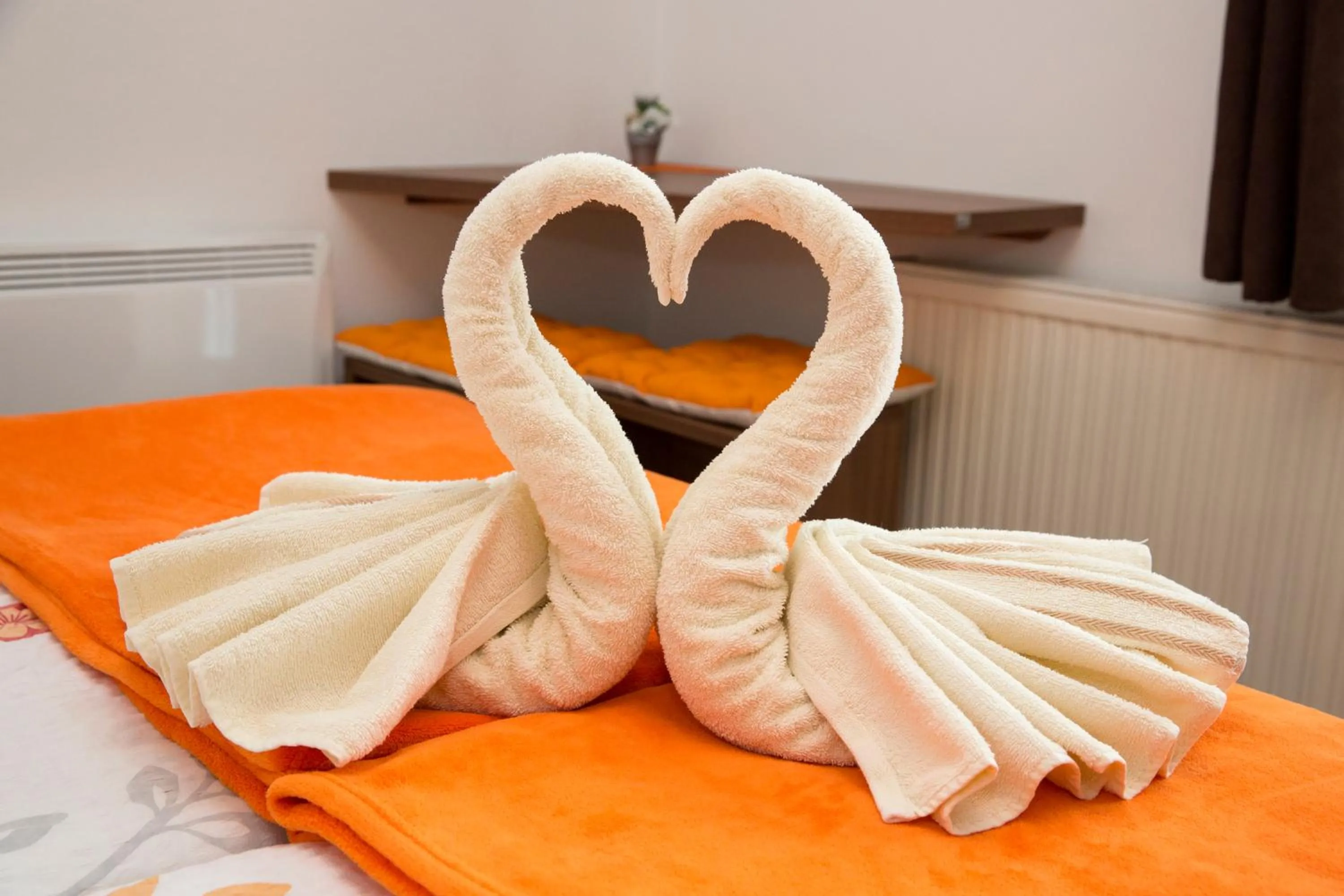 Decorative detail, Bed in Accommodation Resman