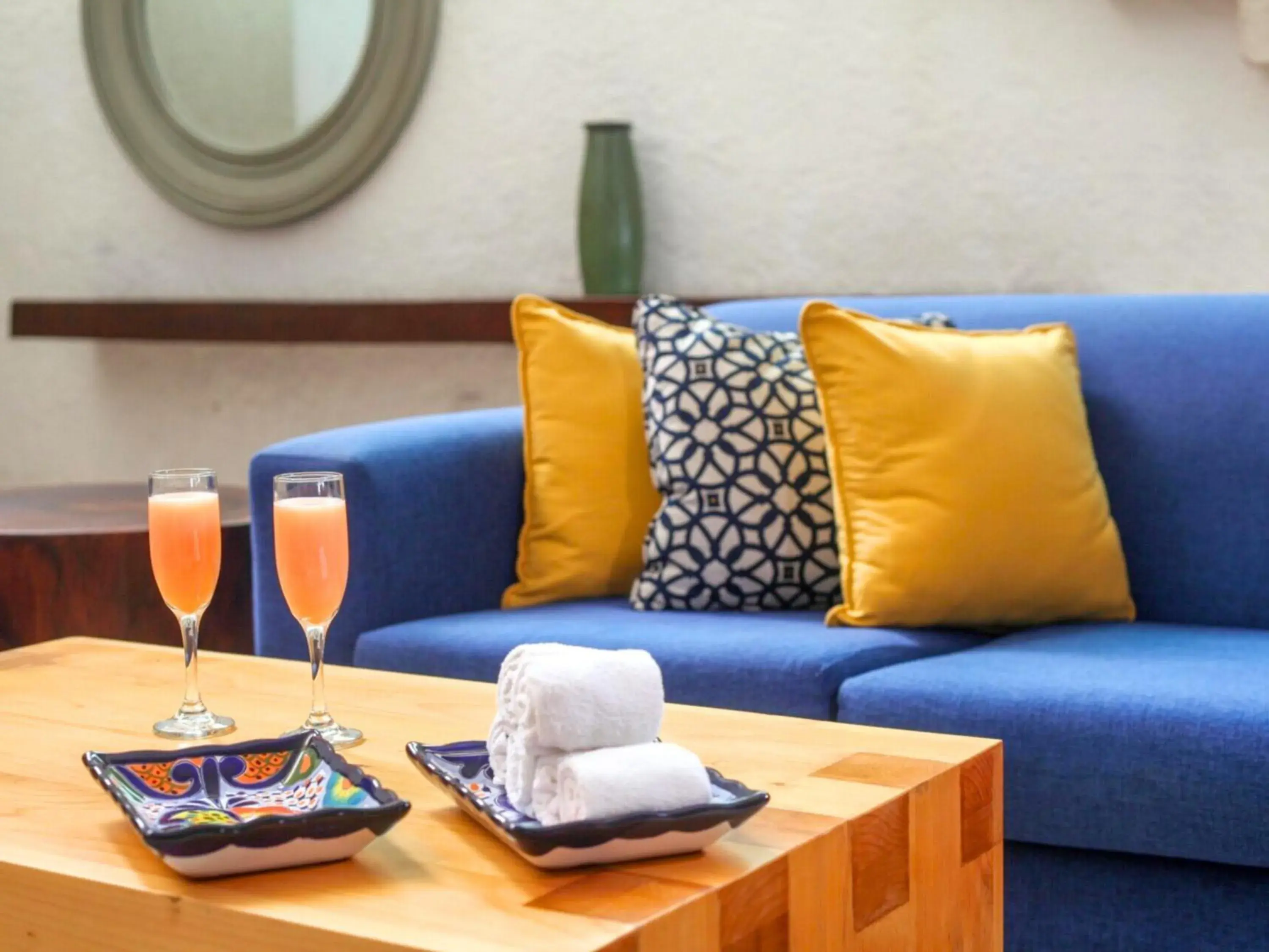 Living room in Hotel Casa Mexicana Cozumel Living room in Hotel Casa Mexicana Cozumel