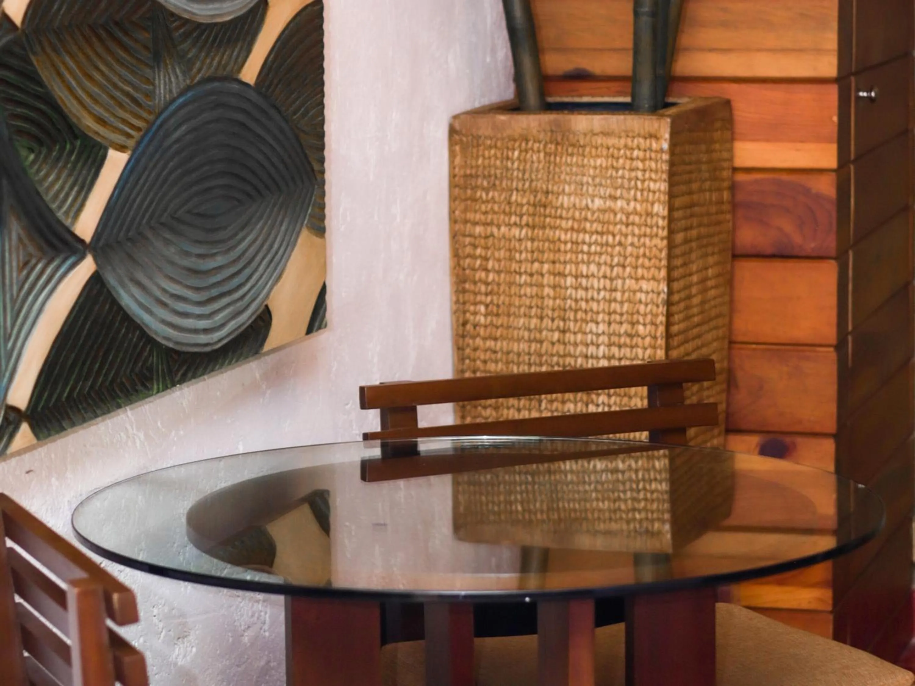 Seating area in Hotel Casa Colonial Cozumel