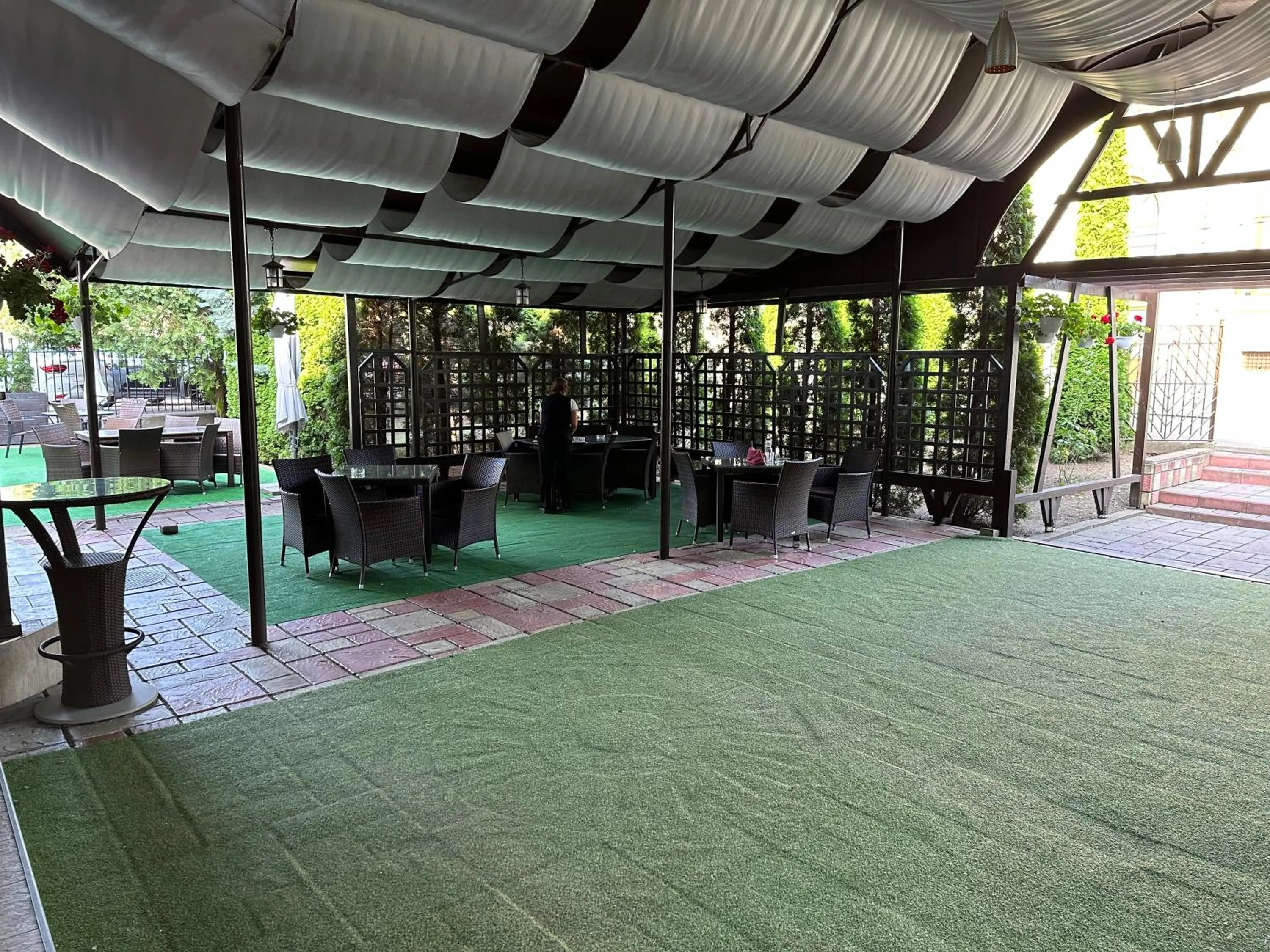 Garden in Hotel Turist