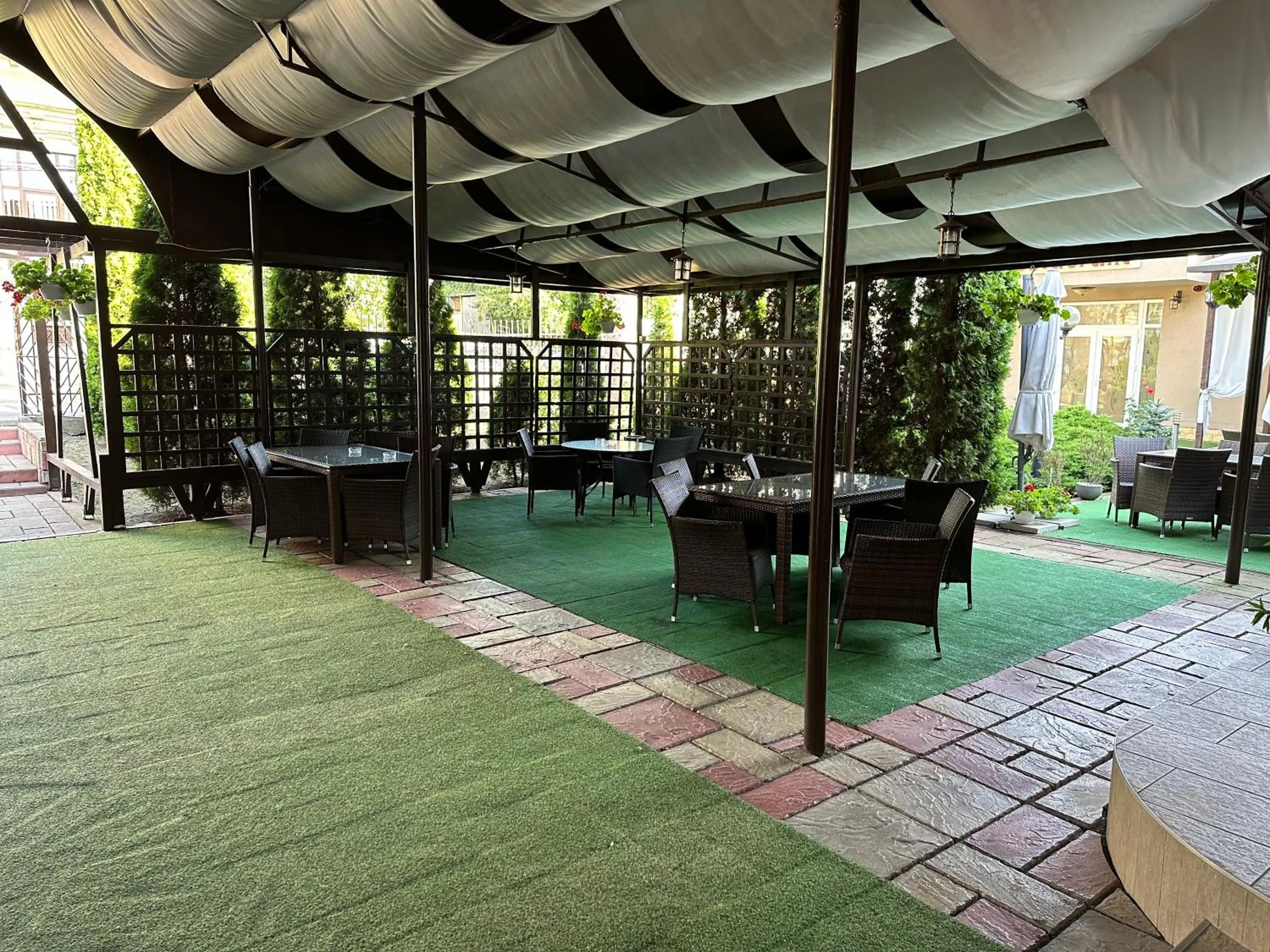 Garden in Hotel Turist
