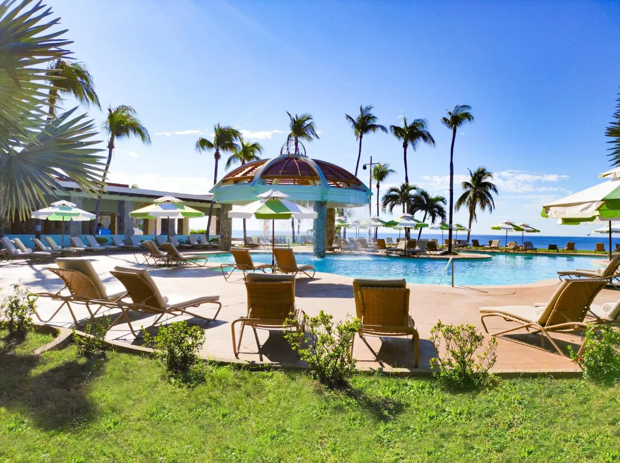 Swimming pool in Pierre Mundo Imperial Riviera Diamante Acapulco Swimming pool in Pierre Mundo Imperial Riviera Diamante Acapulco