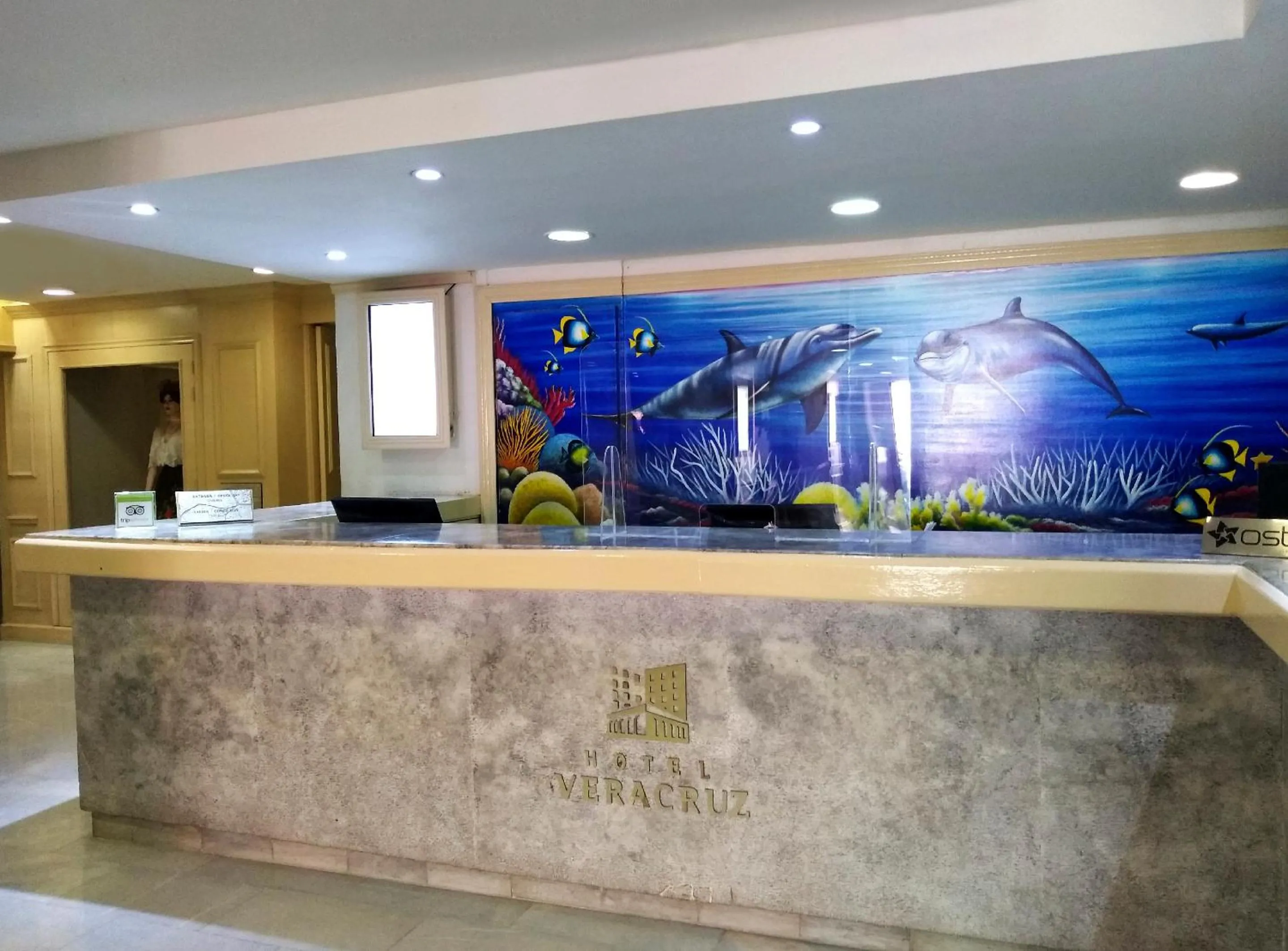 Lobby or reception in Hotel Veracruz Centro Histórico