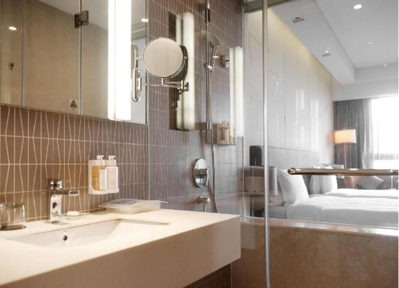Bathroom in Holiday Inn Shanghai Hongqiao by IHG - near by Hongqiao Airport & NECC
