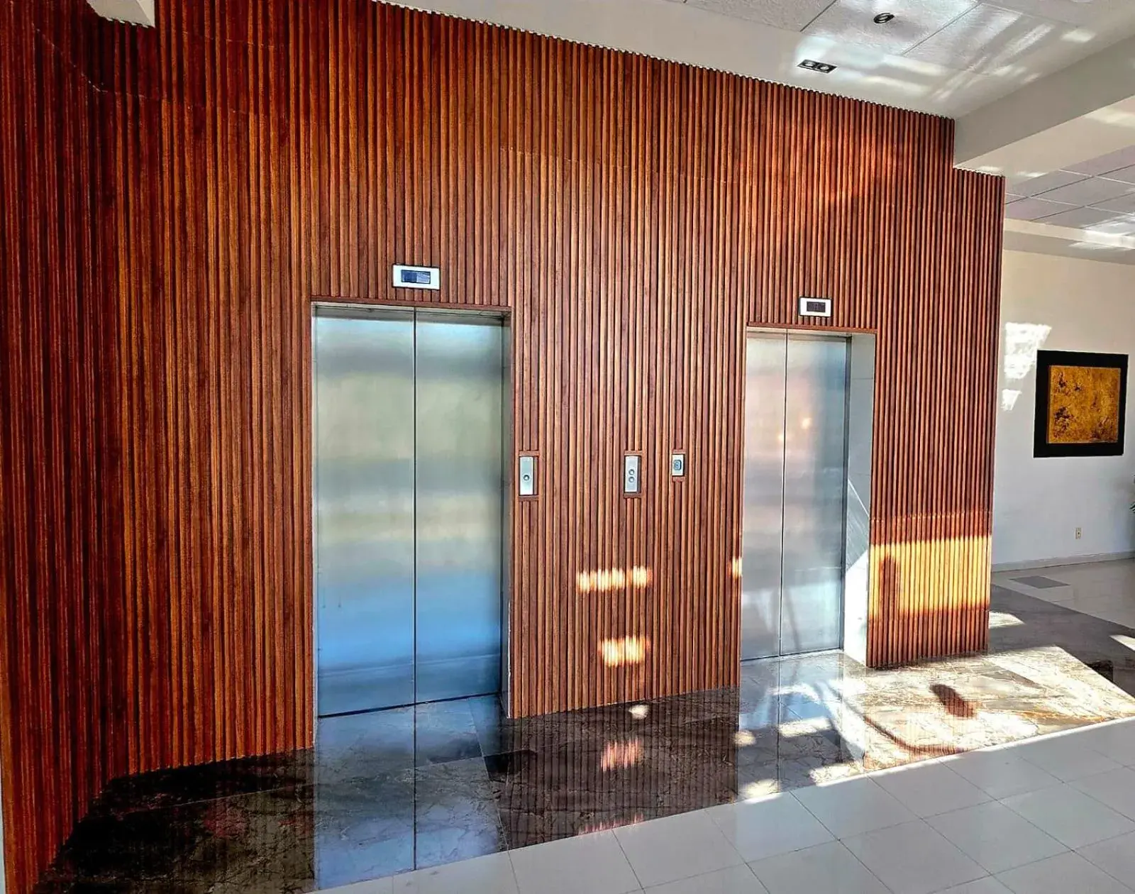 Lobby or reception in Hotel Enterprise Inn Poliforum Lobby or reception in Hotel Enterprise Inn Poliforum