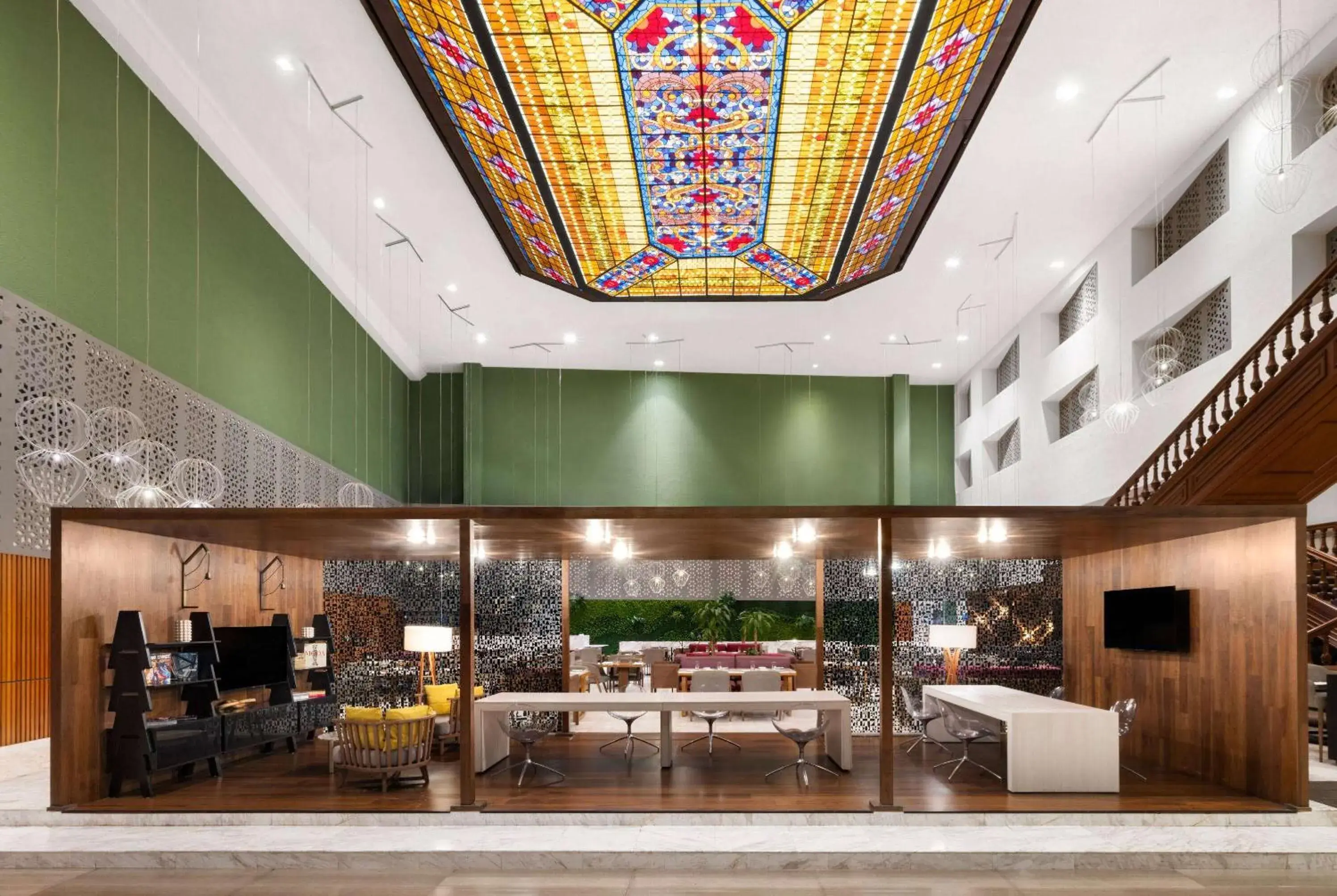 Lobby or reception in Wyndham Monterrey Ambassador Centro Lobby or reception in Wyndham Monterrey Ambassador Centro