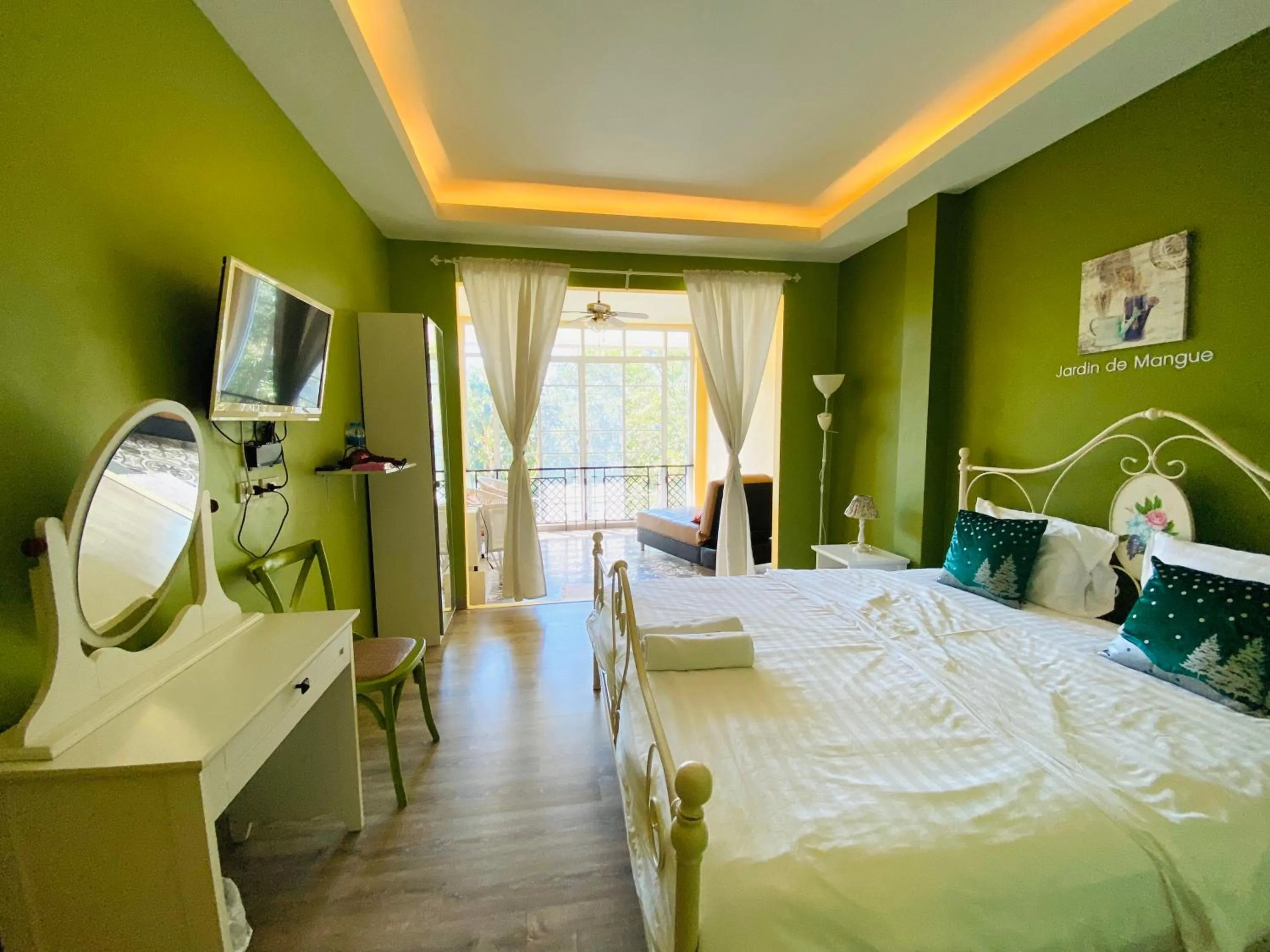 Bed in Jardin De Mangue Pakchong