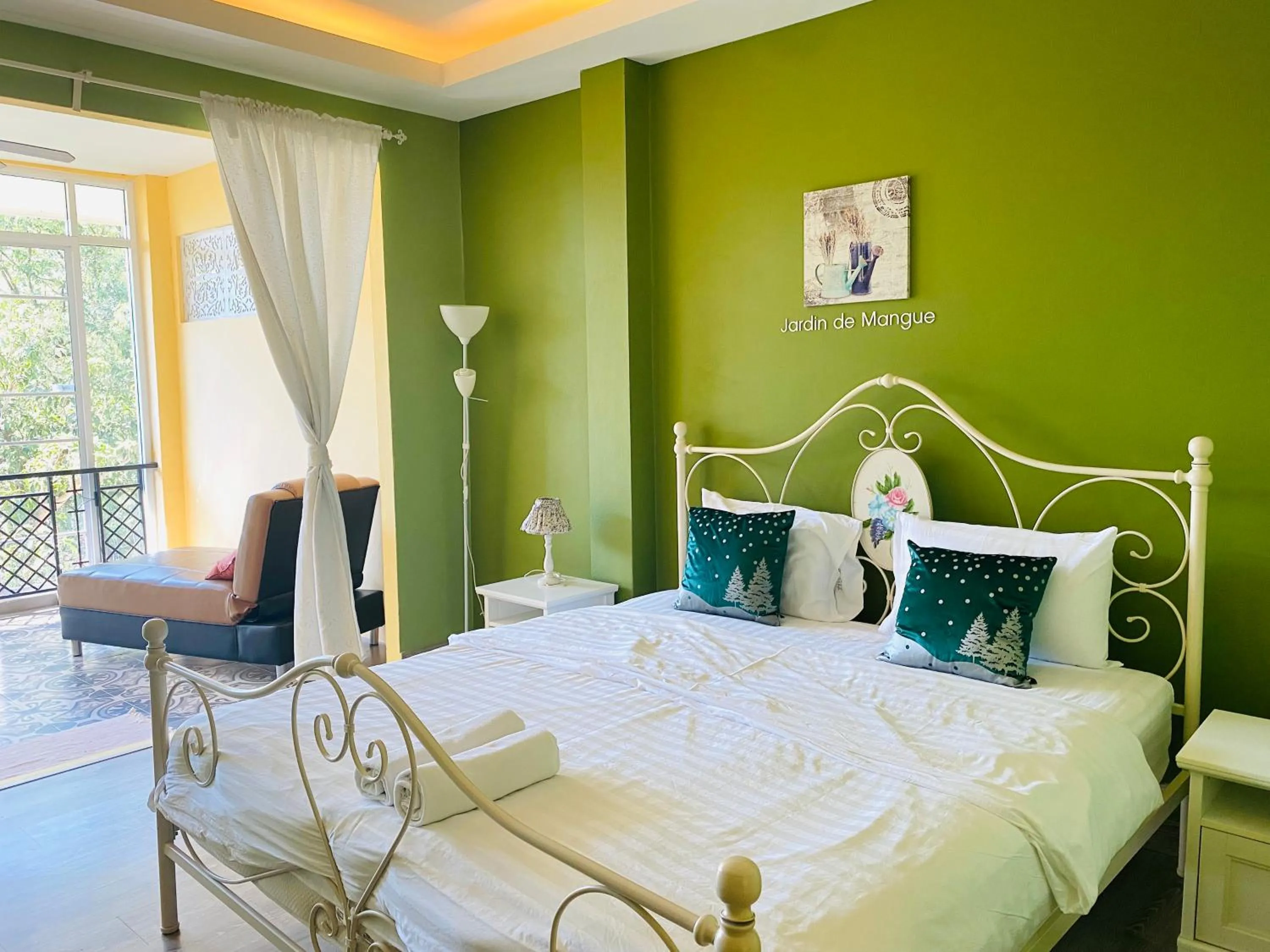 Bed in Jardin De Mangue Pakchong