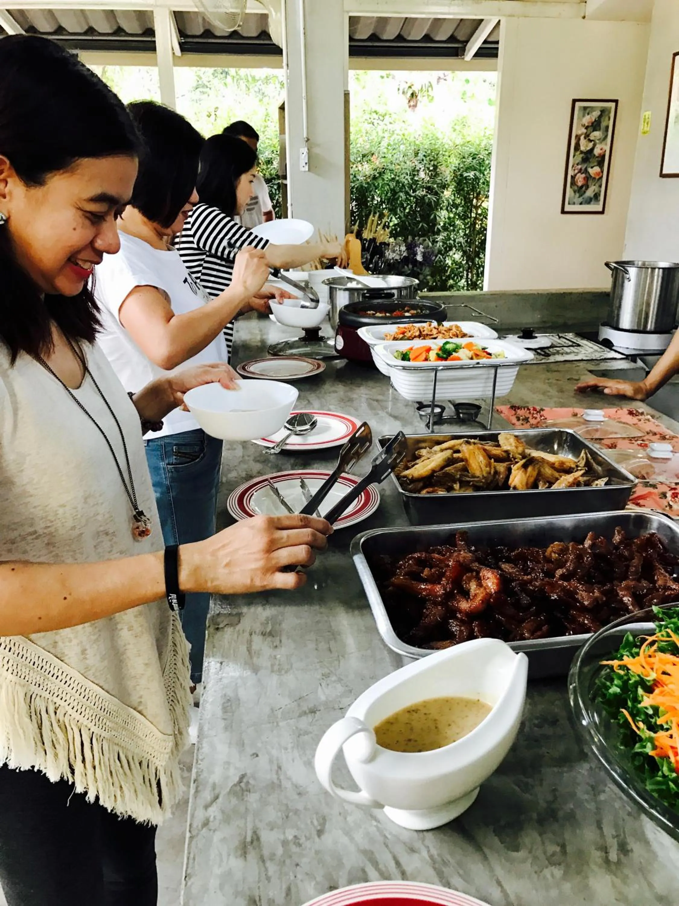 Buffet breakfast in Jardin De Mangue Pakchong