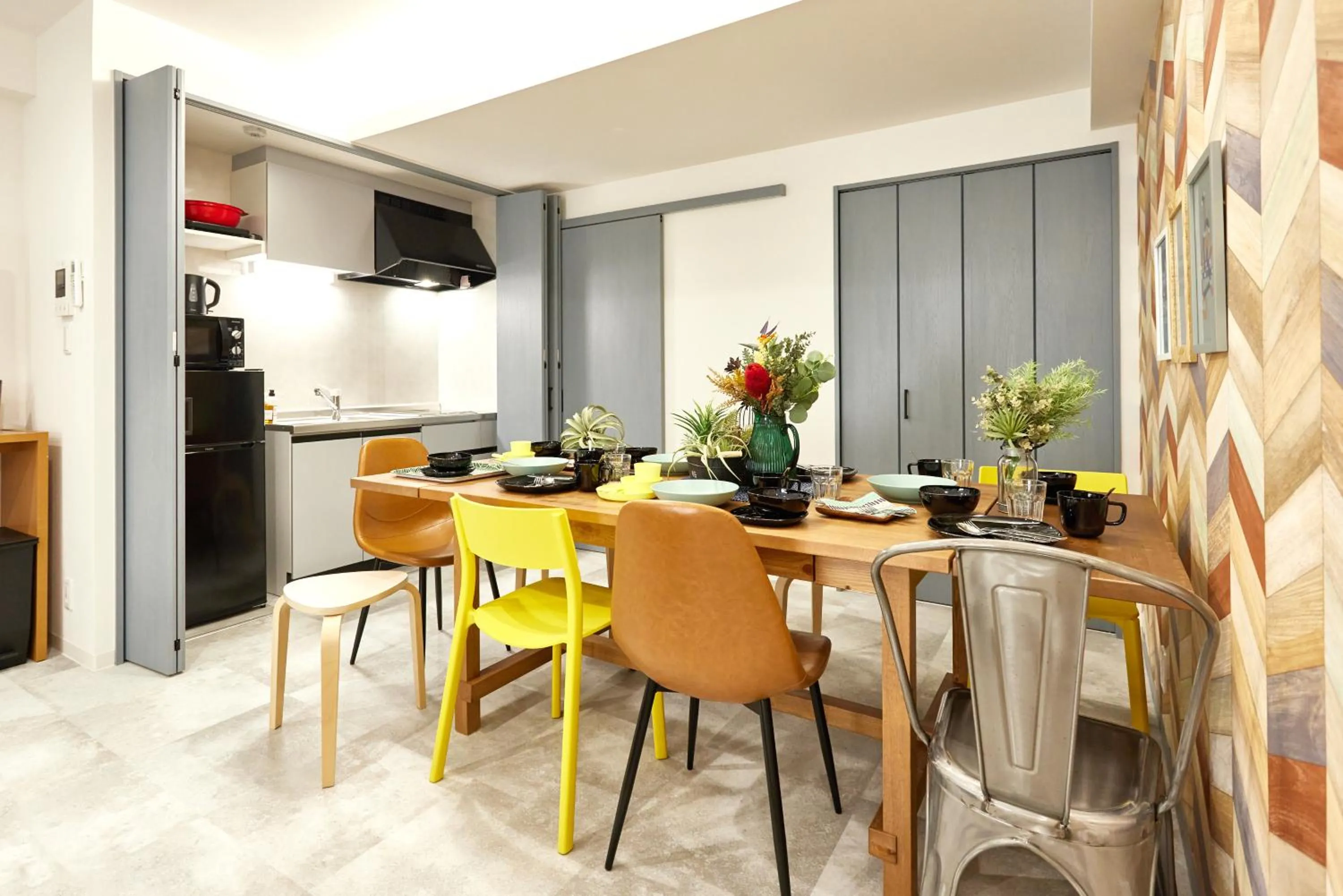 Dining area in A.A.O BLDG. NAMBA