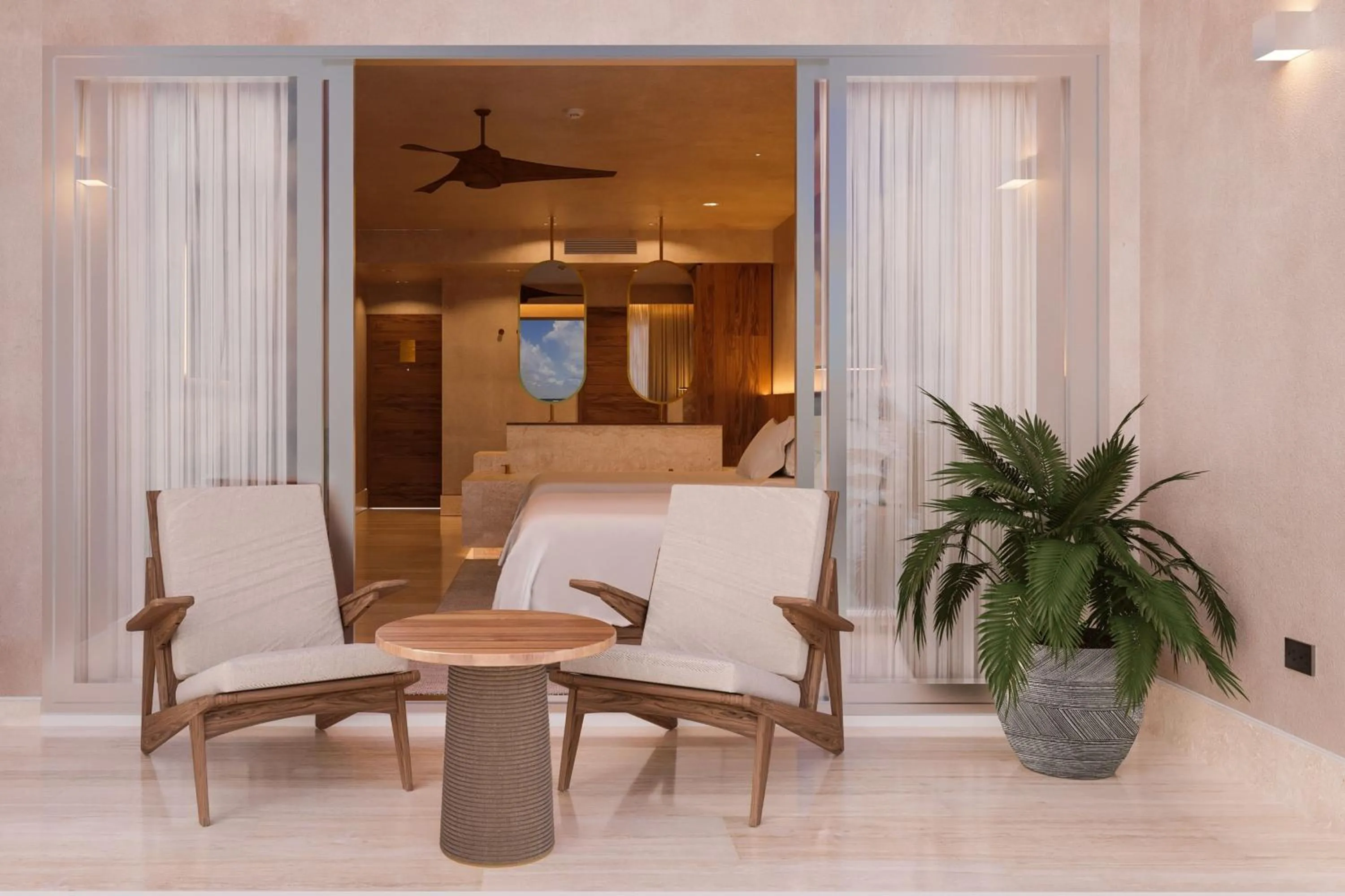 Photo of the whole room, Bed in Isla Mujeres Palace Resort - Couples Only - All Inclusive