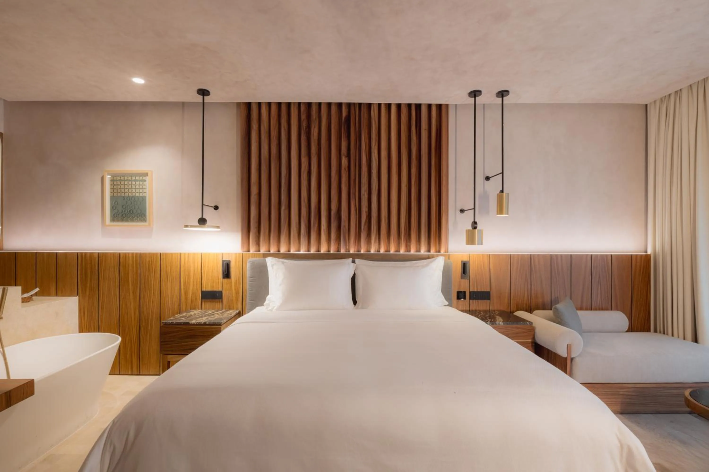 Seating area, Bed in Almare, a Luxury Collection Resort, Isla Mujeres Cancun, Adult All-Inclusive